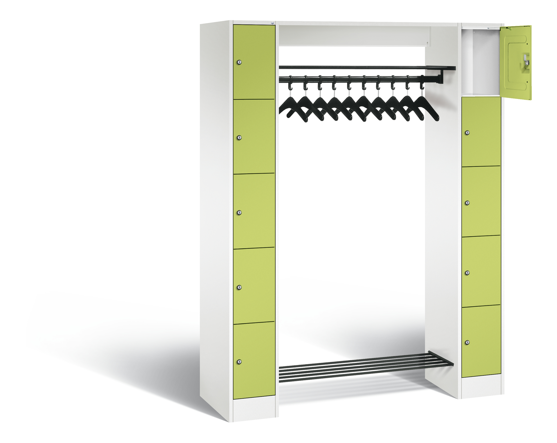 C+P Offene Garderobe, H1950xB1430xT480mm
