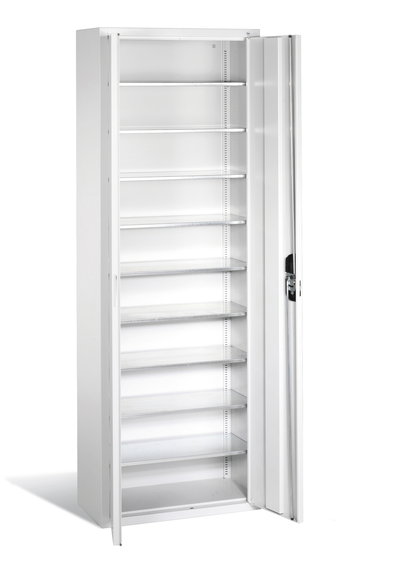 C+P Magazinschrank Serie 13, 1980x700x300mm, 7035/7035
