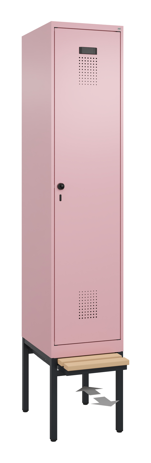 C+P Spind Evolo PLUS, Bank, 1 Abteil, 2120x400x815mm
