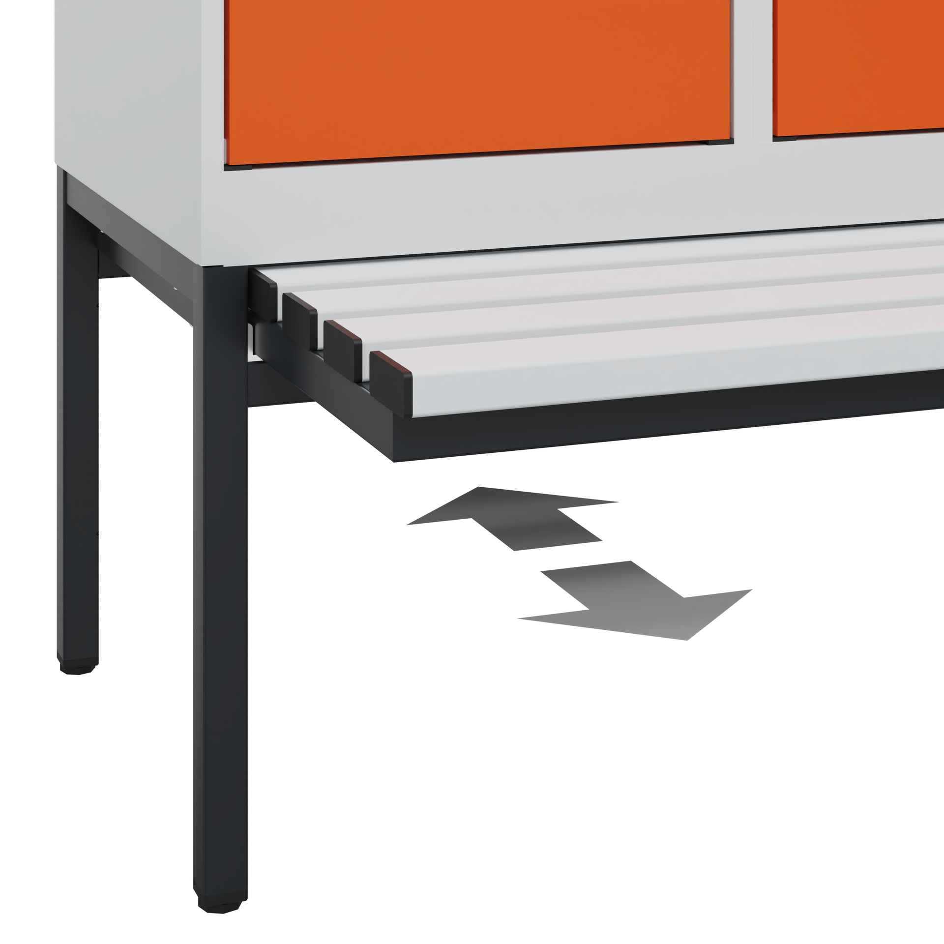 C+P Spind Evolo PLUS, Bank, 3 Abteile, 1950x1200x815mm
