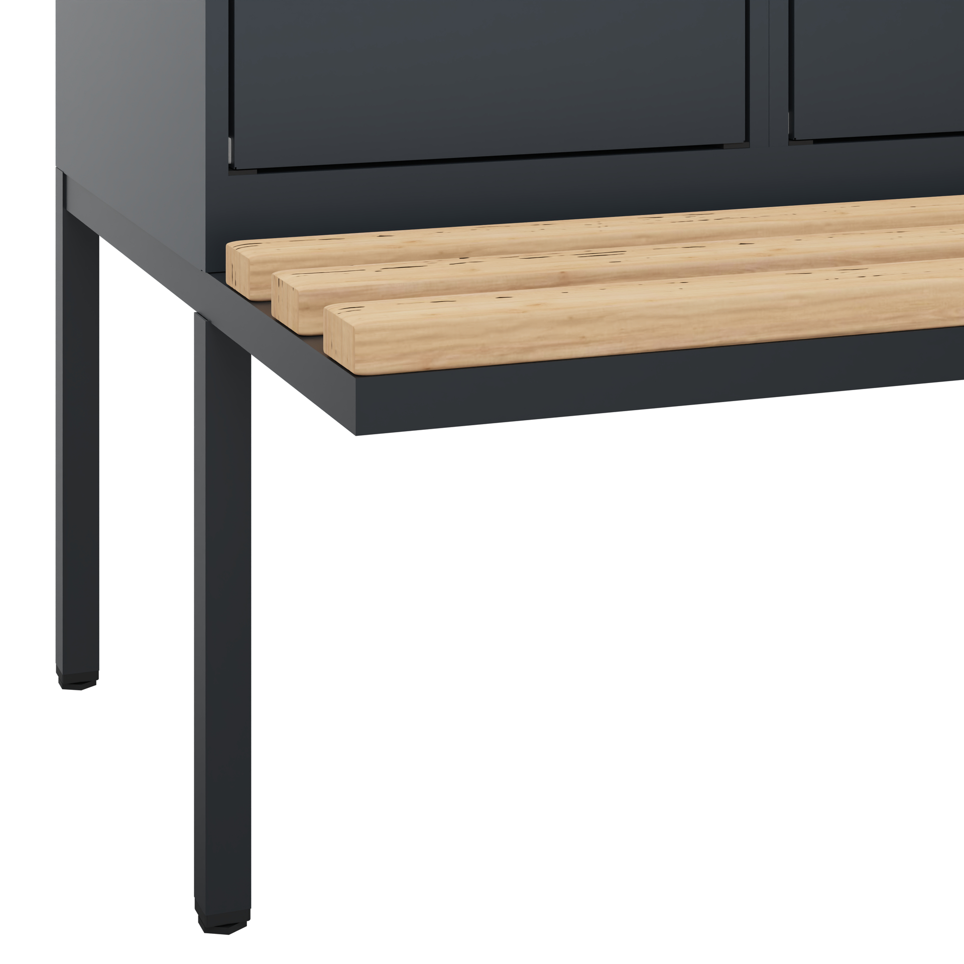 C+P Spind Evolo PLUS, Bank, 2 Abteile, 2120x800x81