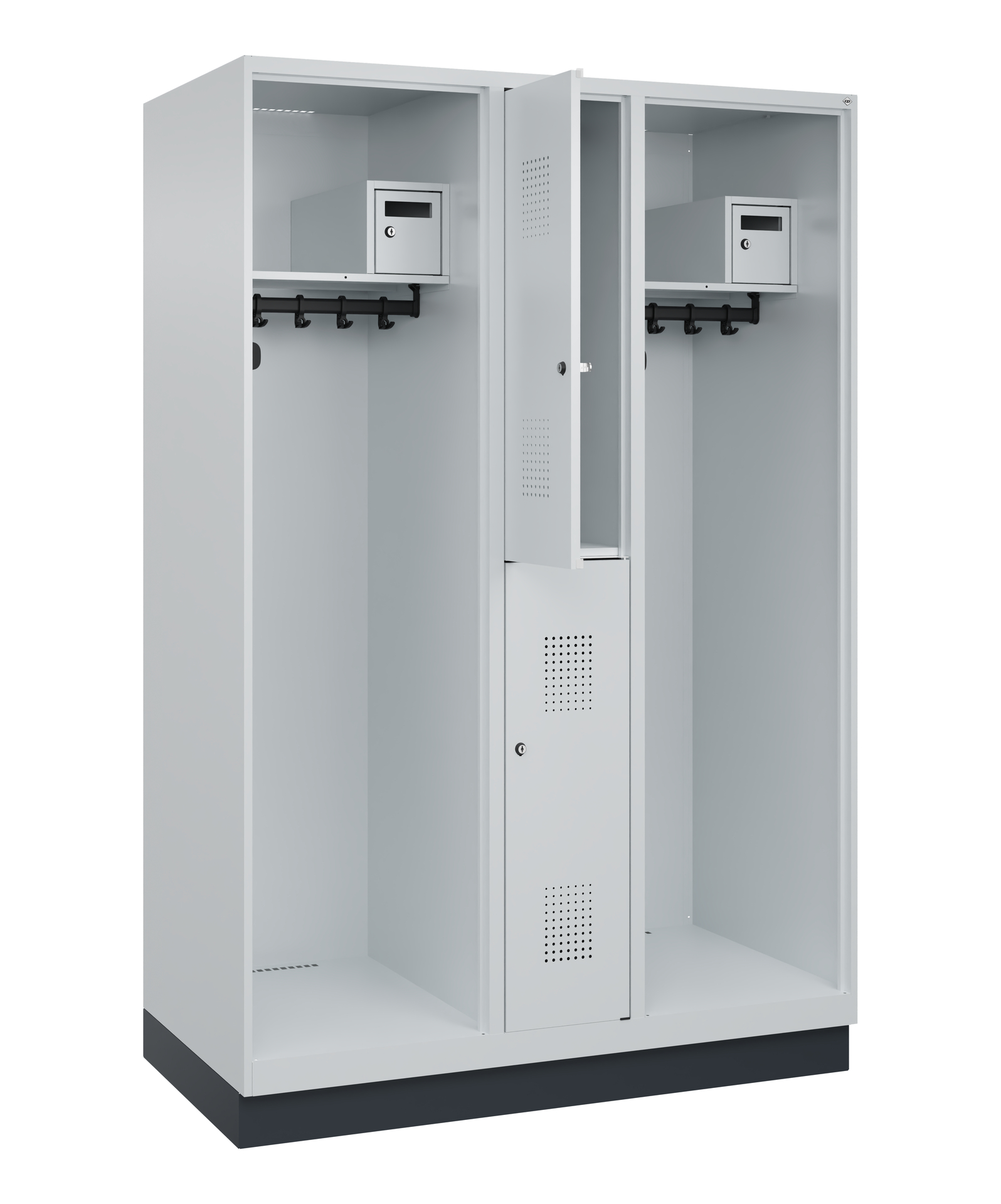 C+P Feuerwehrspind Maxi, 2 Fächer, 1850x1300x600mm
