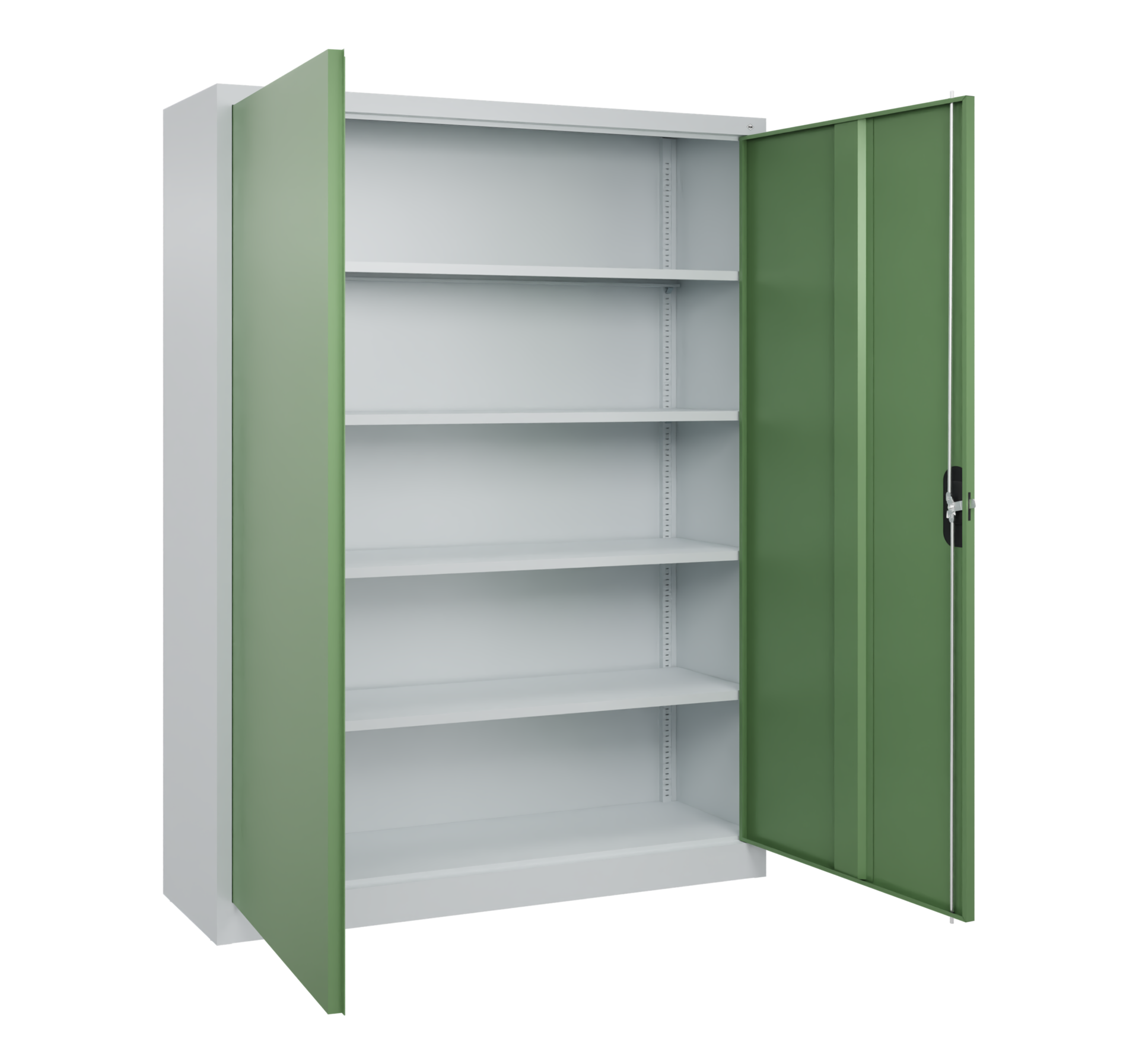C+P Büroschrank, Acurado, 1950x1500x400mm, 7035/6011