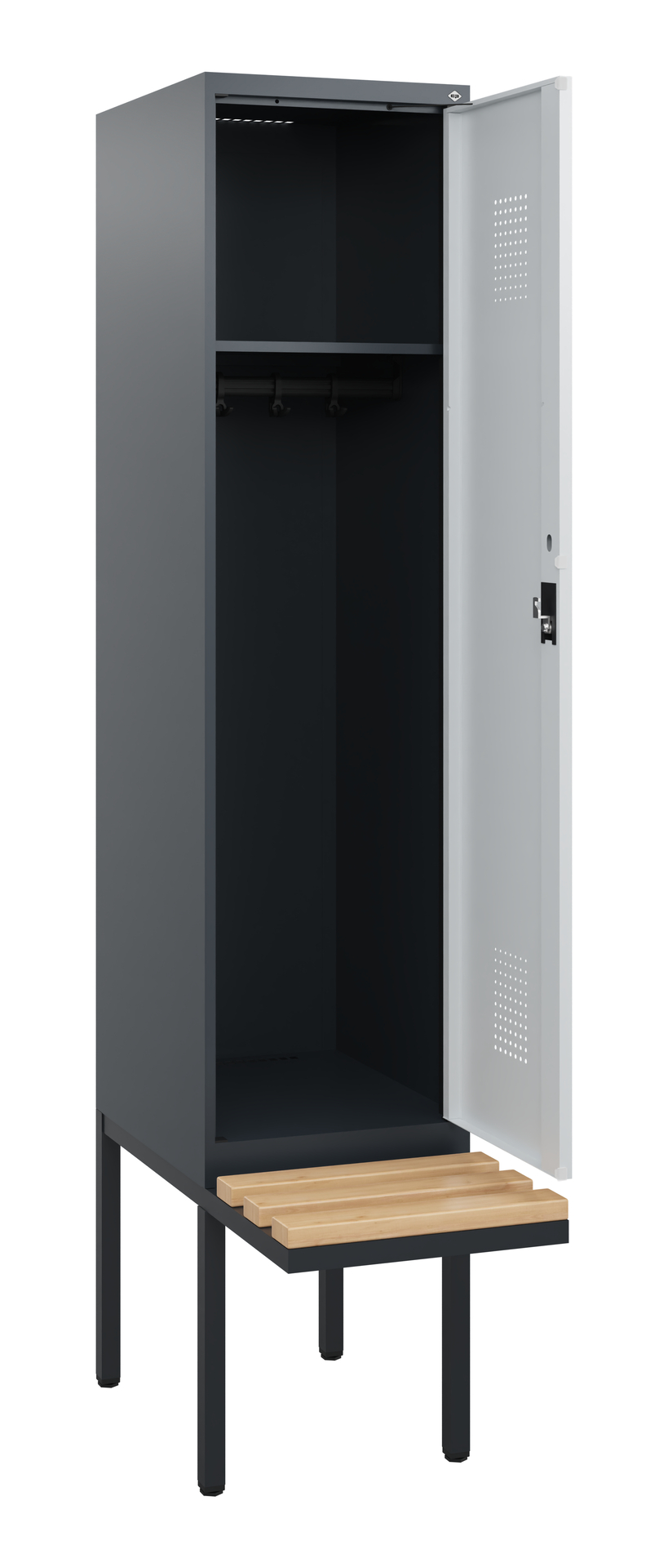 C+P Spind Evolo PLUS, Bank, 1 Abteil, 1950x400x815