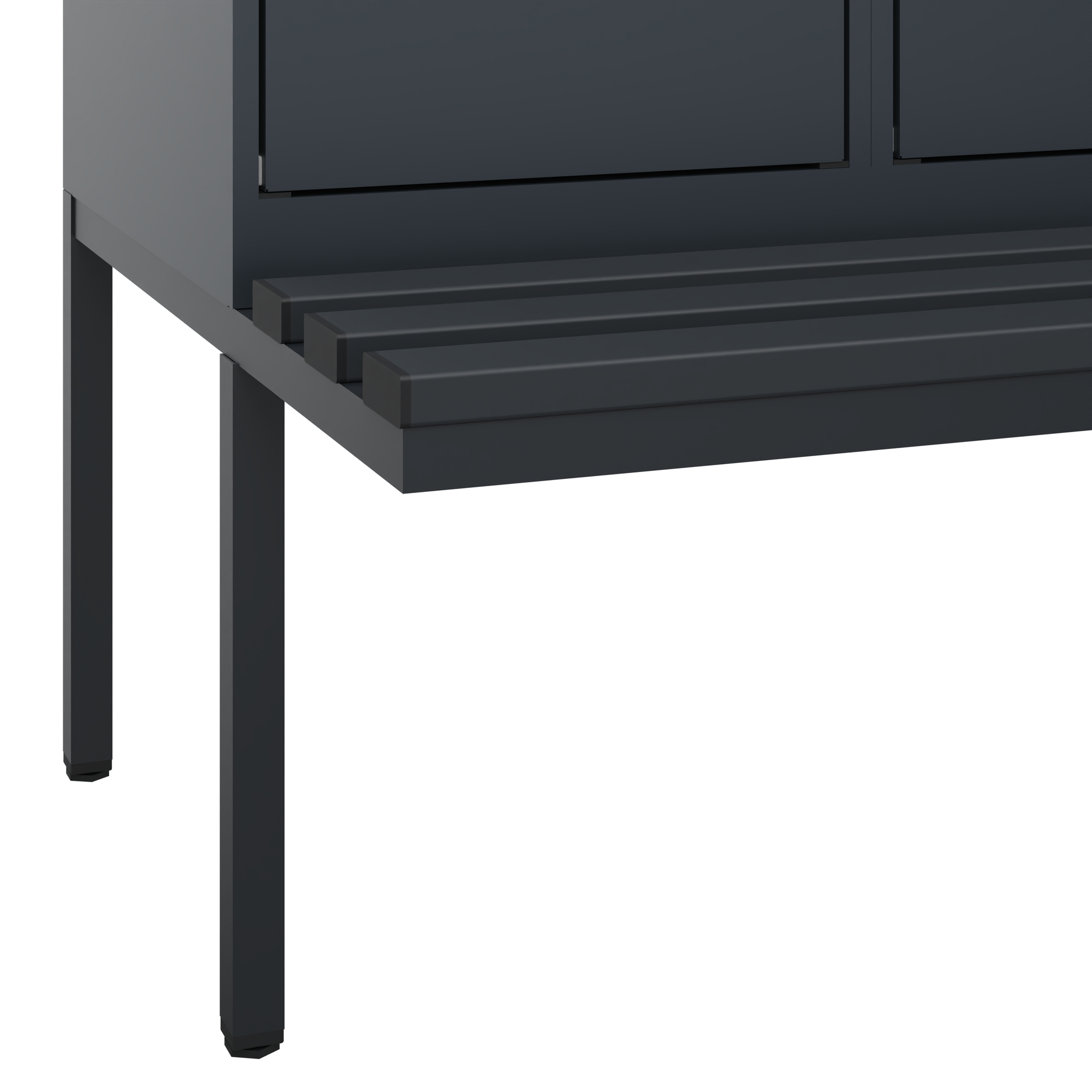 C+P Spind Evolo PLUS, Bank, 2 Abteile, 2120x800x81