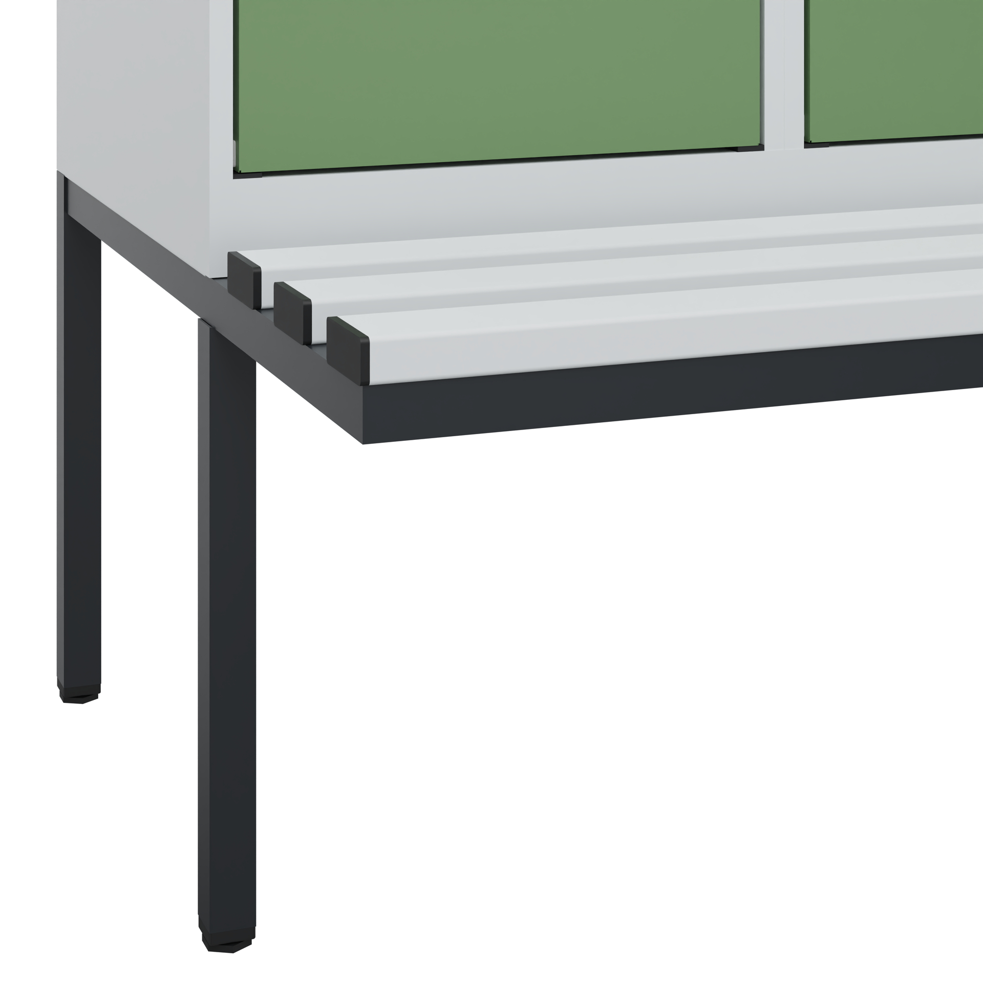 C+P Spind Evolo PLUS, Bank, 3 Abteile, 1950x1200x8