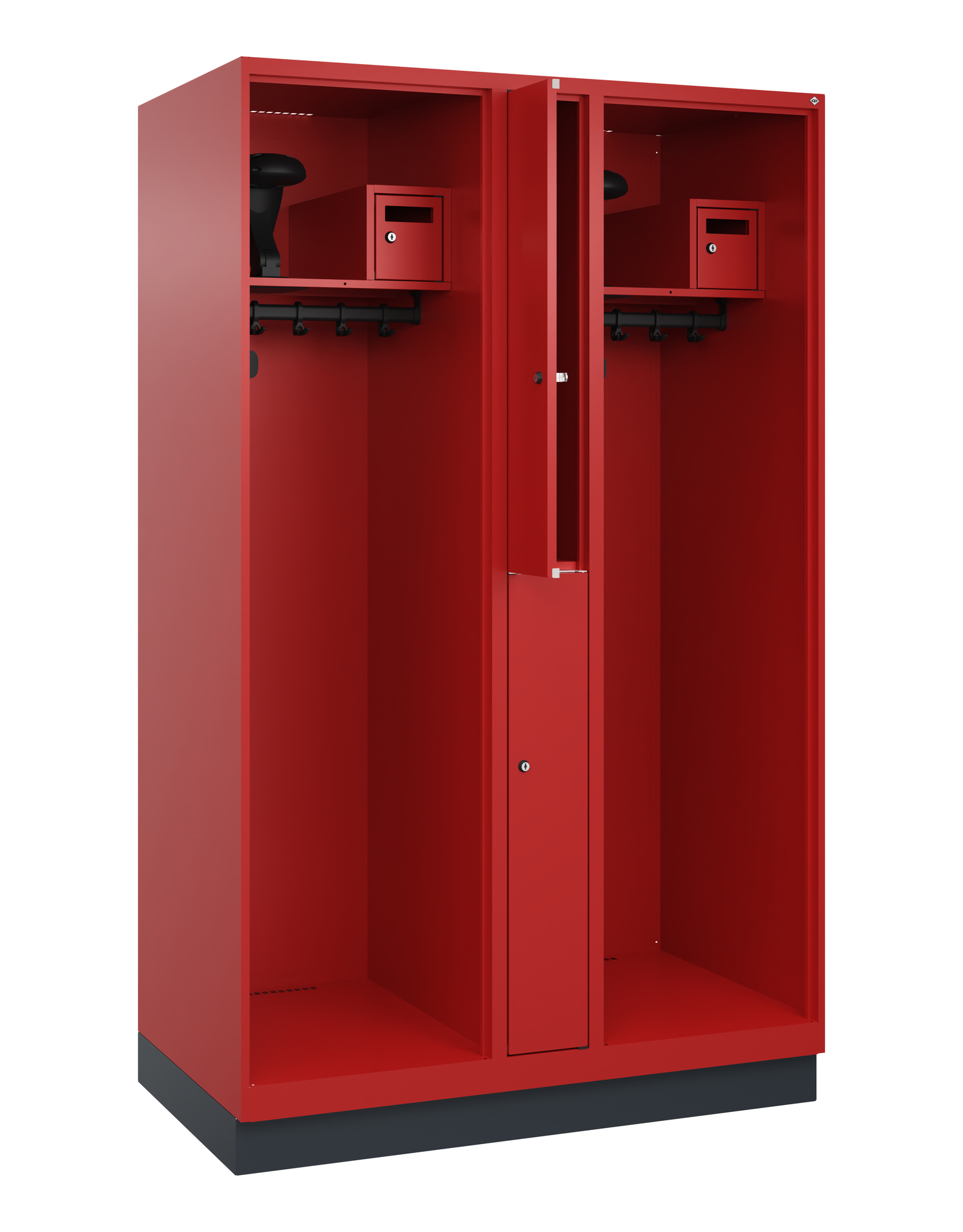 C+P Feuerwehrspind Maxi, 2 Fächer, 1850x1200x600mm