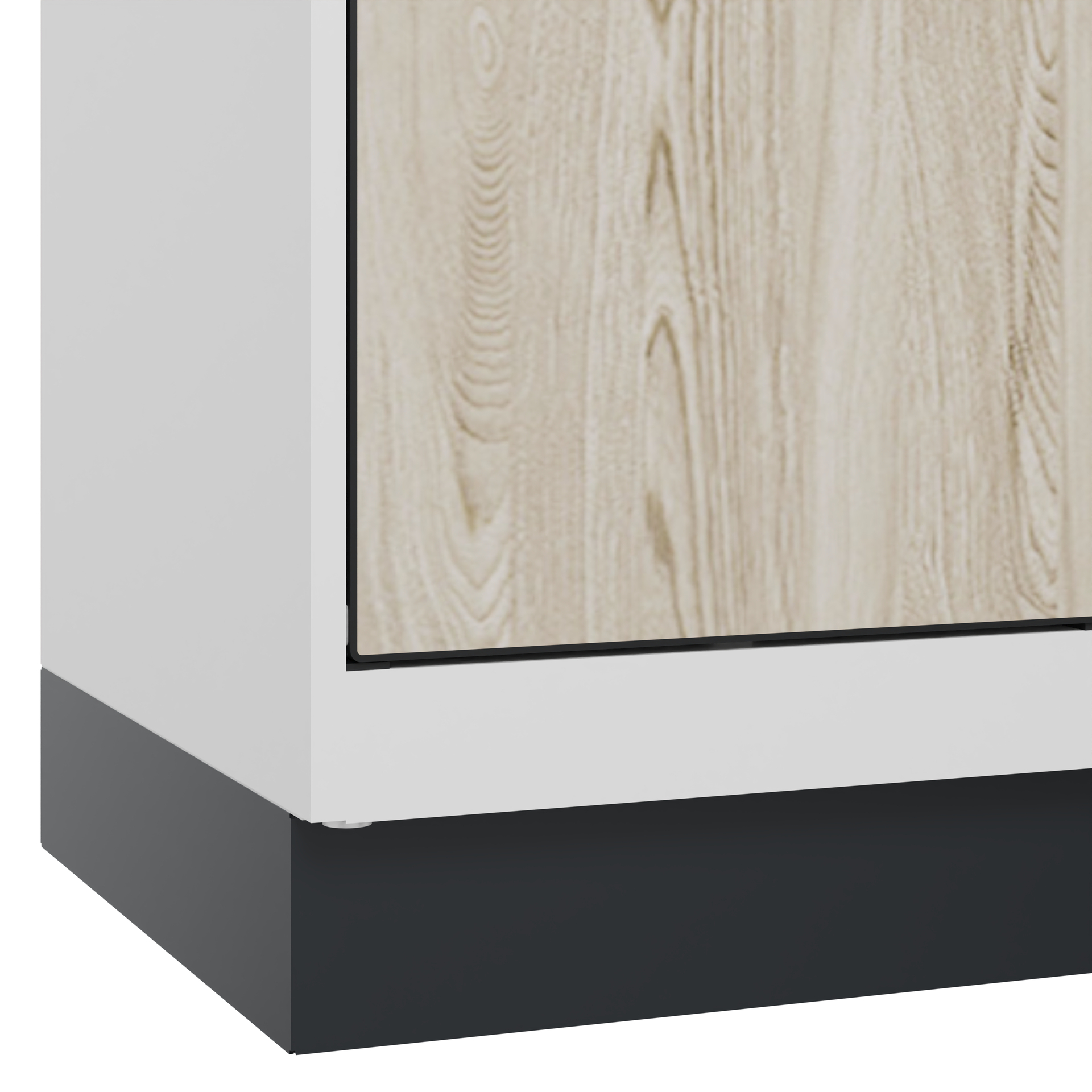 C+P Spind Evolo PLUS, Sockel, 1 Abteil, 1630x400x500mm