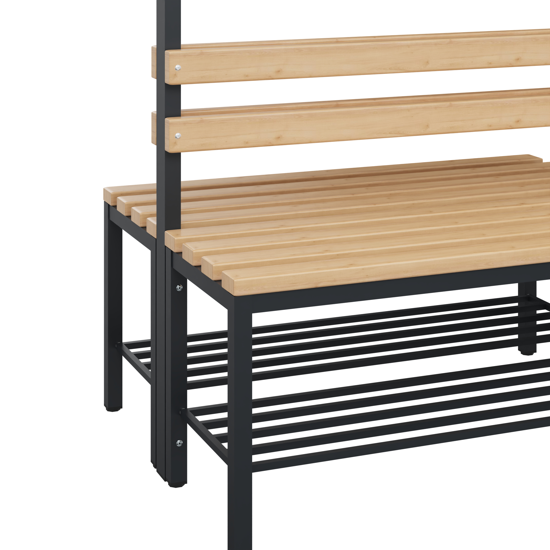 C+P Garderobenbank Solid, 1716x1000x770mm, 7021/Buche