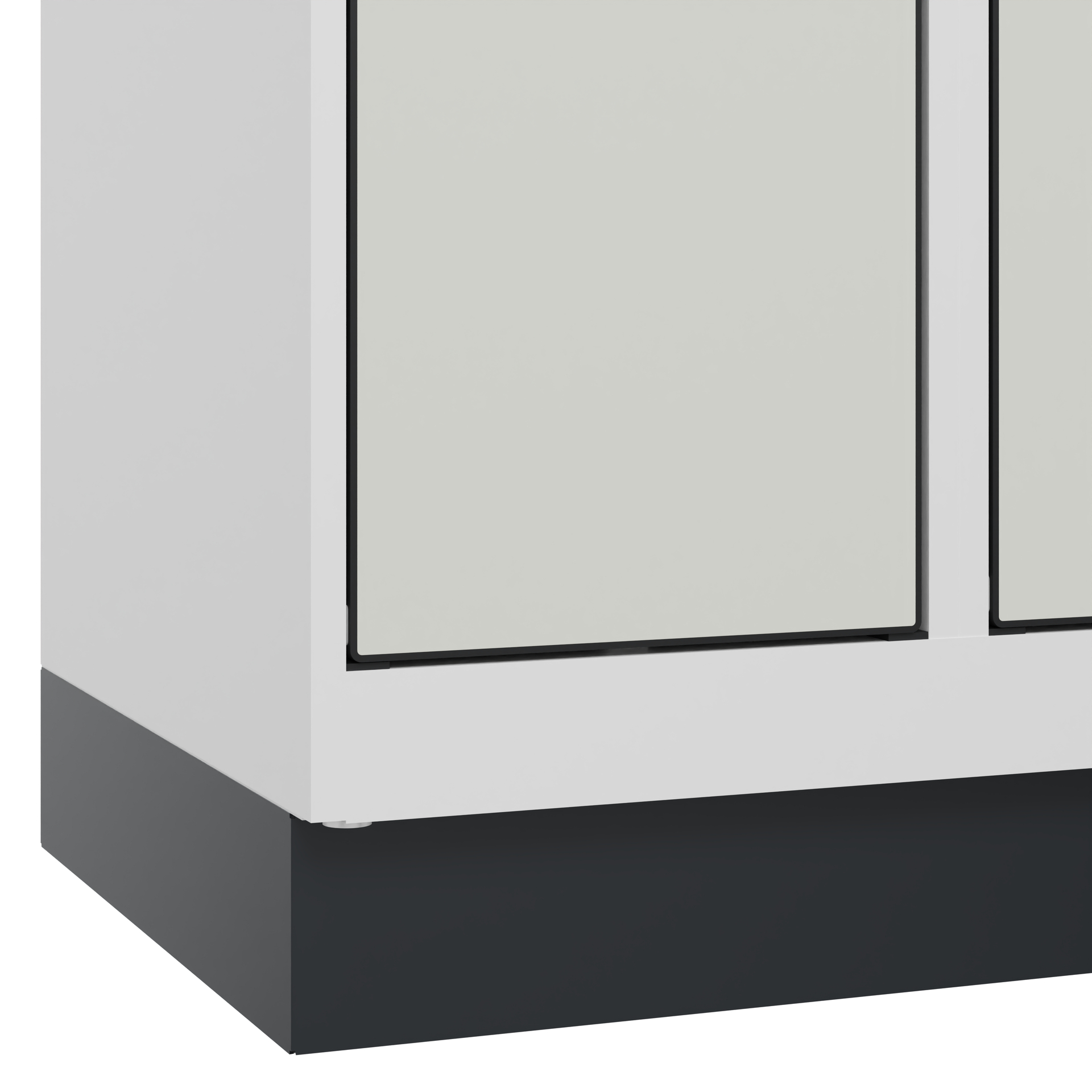 C+P Spind Evolo PLUS, Sockel, 1 Abteil, 1950x300x500mm