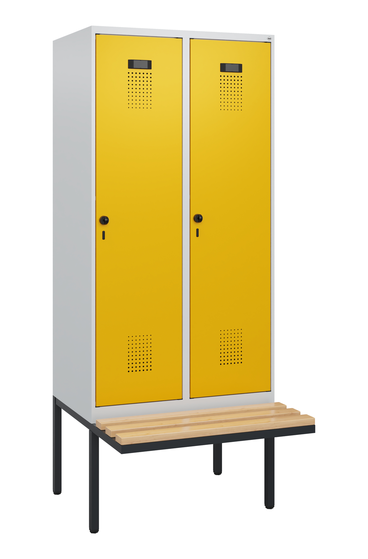 C+P Spind Evolo PLUS, Bank, 2 Abteile, 1950x800x81