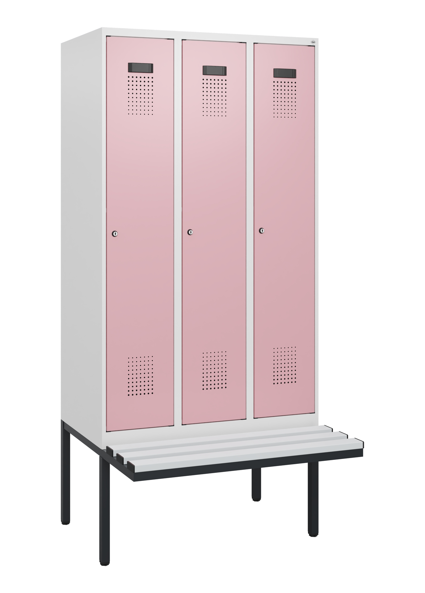 C+P Spind Evolo PLUS, Bank, 3 Abteile, 1950x900x81