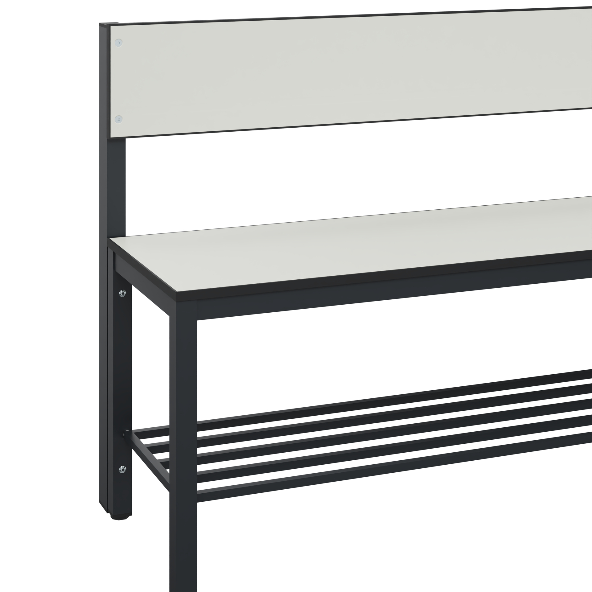 C+P Sitzbank Solid HPL, 774x1500x412mm, 7021/VK741