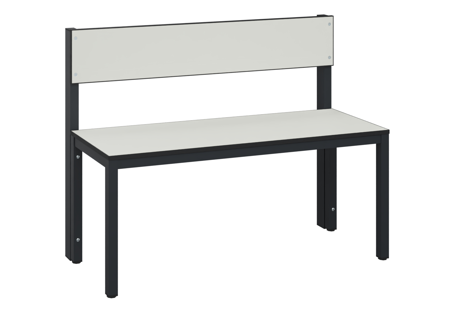 C+P Sitzbank Solid HPL, 774x1000x412mm, 7021/VK741