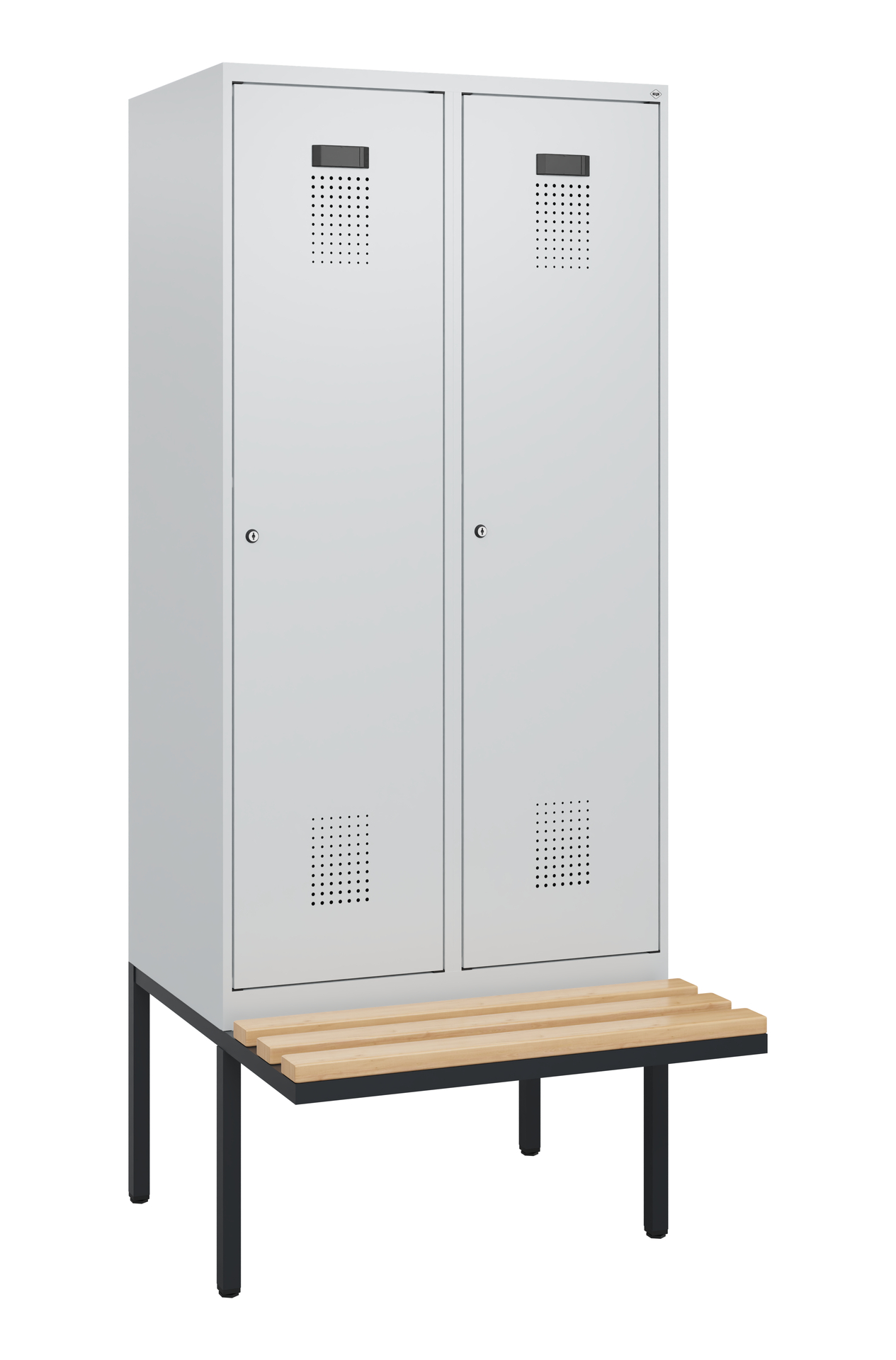 C+P Spind Evolo PLUS, Bank, 2 Abteile, 1950x800x81