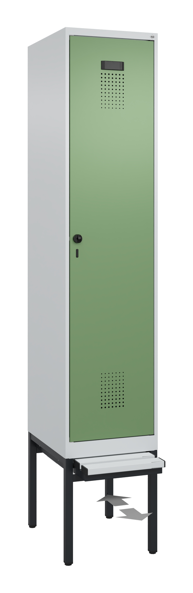 C+P Spind Evolo PLUS, Bank, 1 Abteil, 2120x400x815mm
