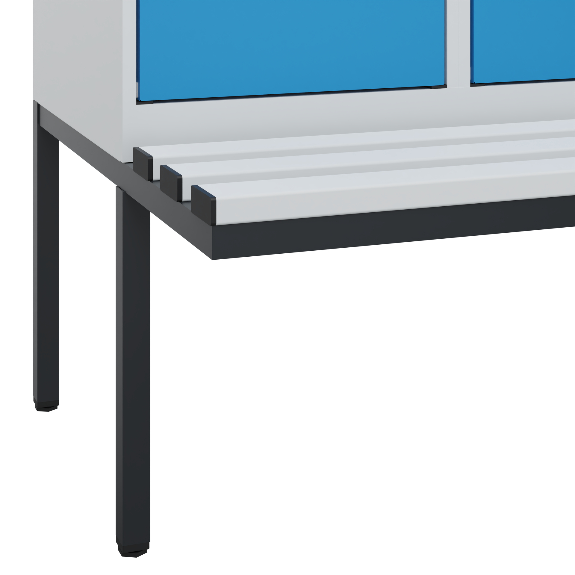 C+P Spind Evolo PLUS, Bank, 2 Abteile, 1950x800x81
