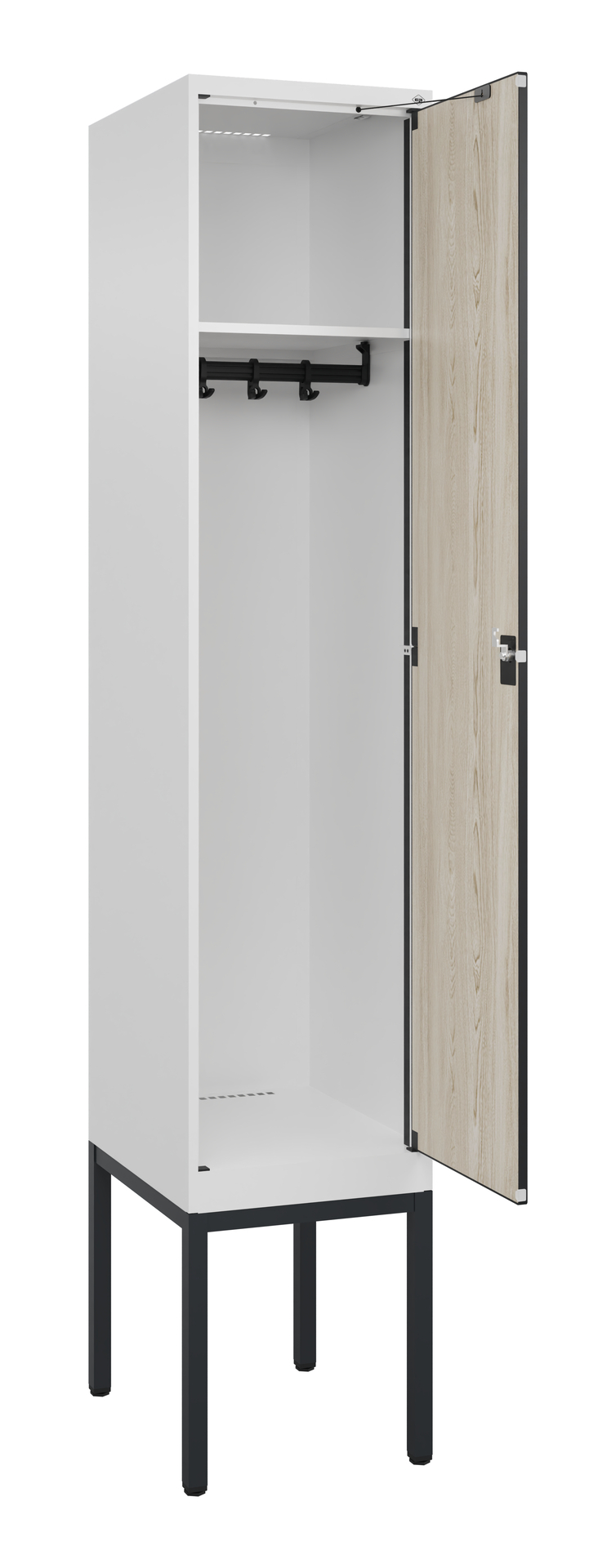 C+P Spind Evolo PLUS, Gestell, 1 Abteil, 2120x400x500mm