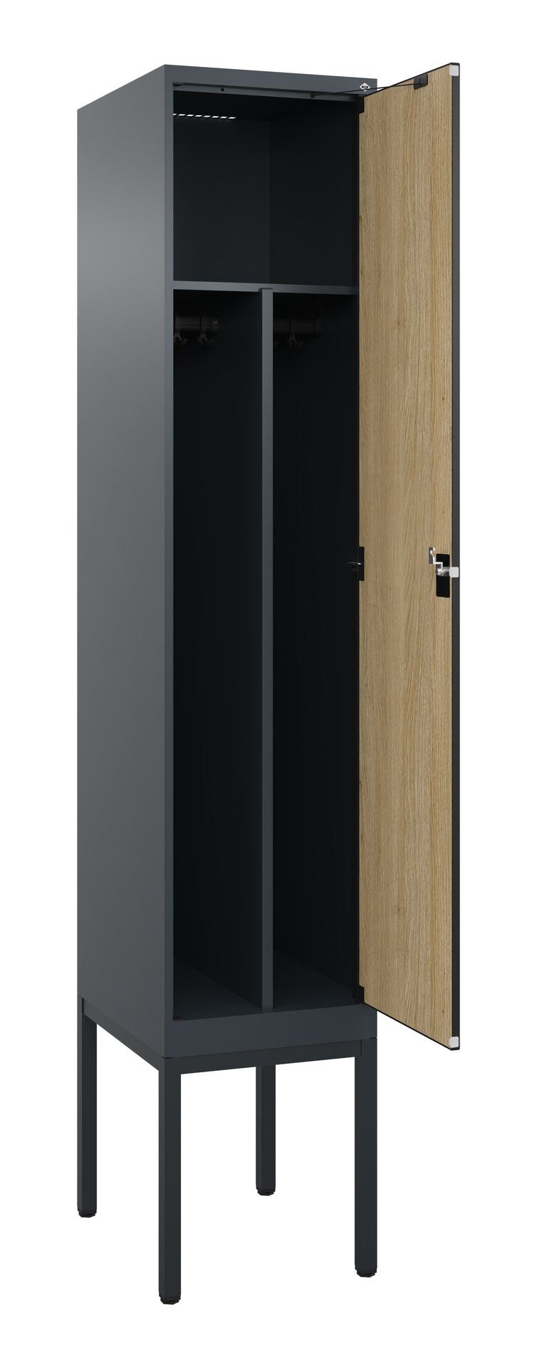 C+P Spind Evolo PLUS, Gestell, 1 Abteil, 2120x400x500mm