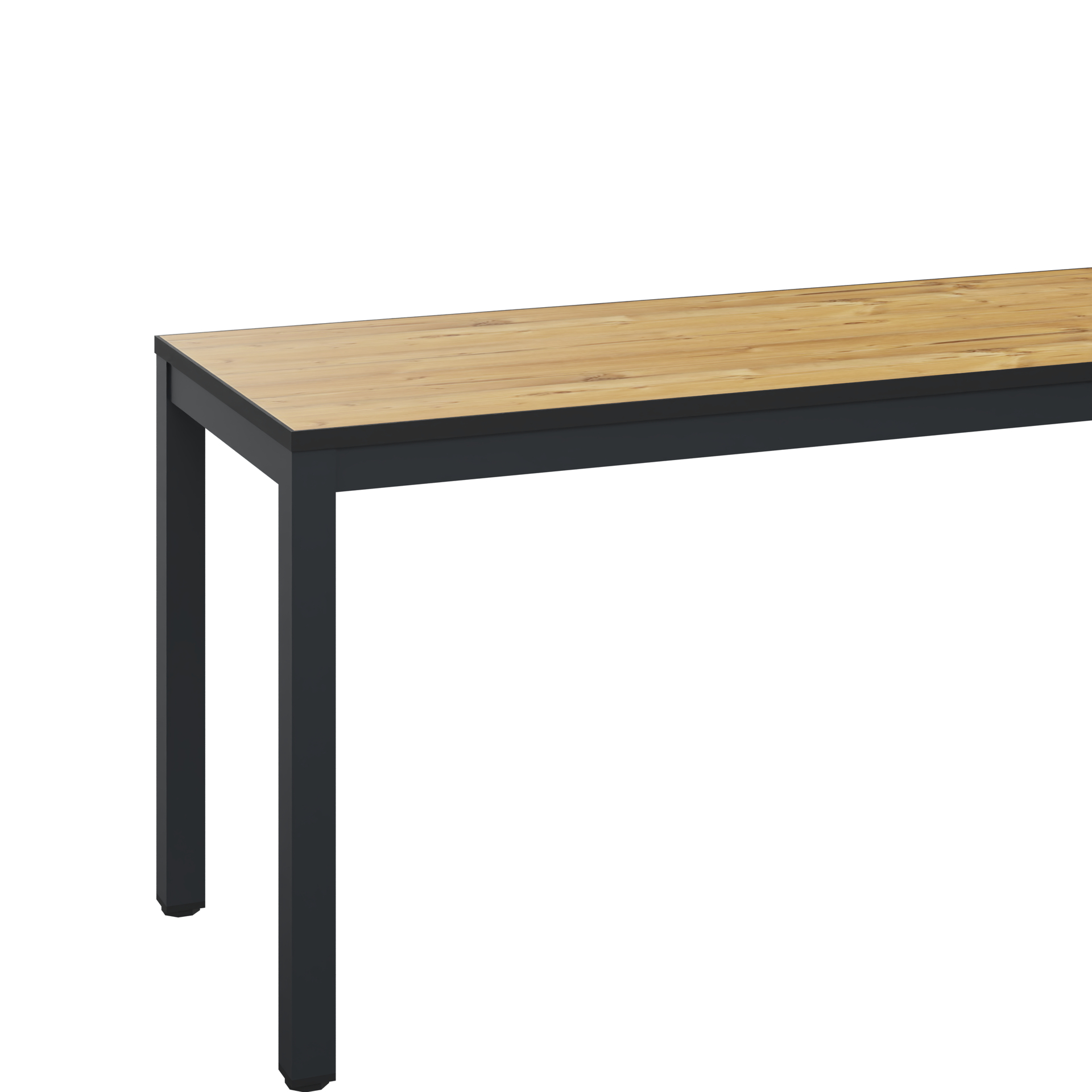 C+P Sitzbank Solid HPL, 438x1500x358mm, 7021/VK039