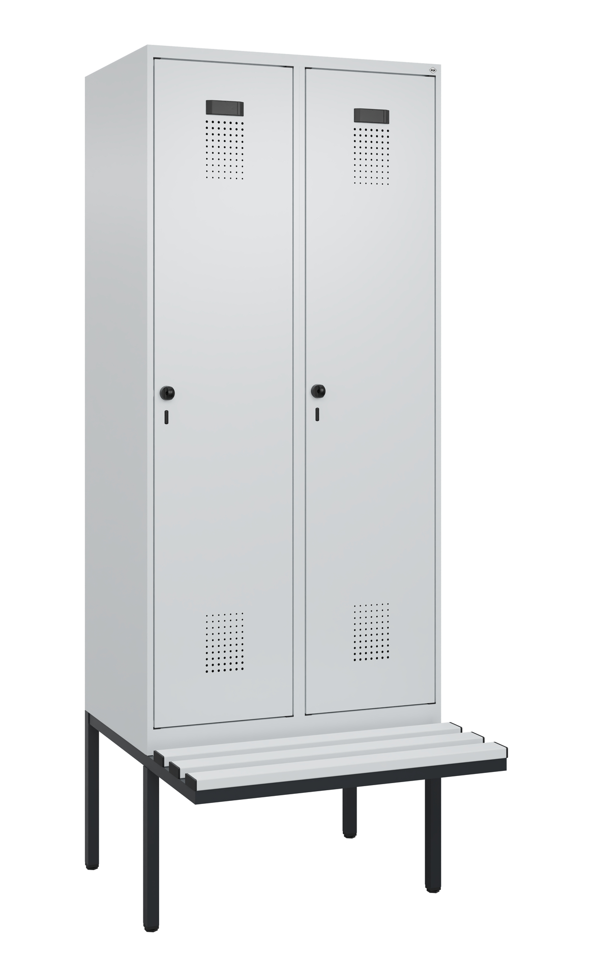 C+P Spind Evolo PLUS, Bank, 2 Abteile, 2120x800x81