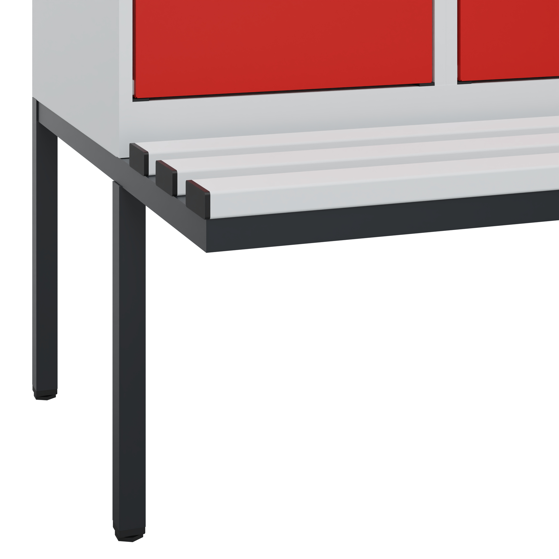 C+P Spind Evolo PLUS, Bank, 3 Abteile, 1950x1200x8