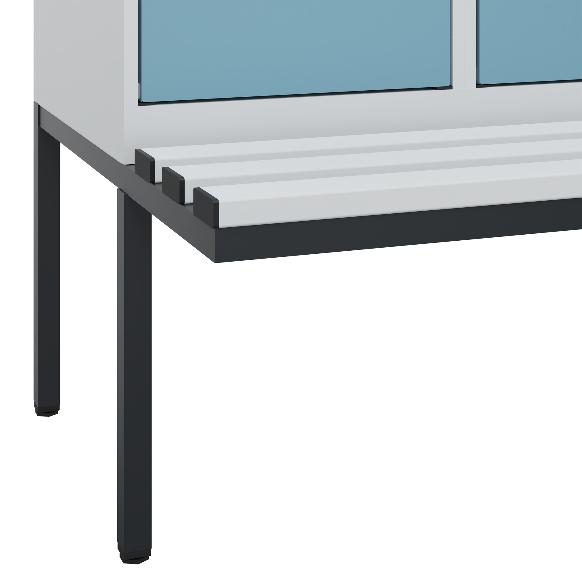 C+P Spind Evolo PLUS, Bank, 3 Abteile, 2120x1200x8