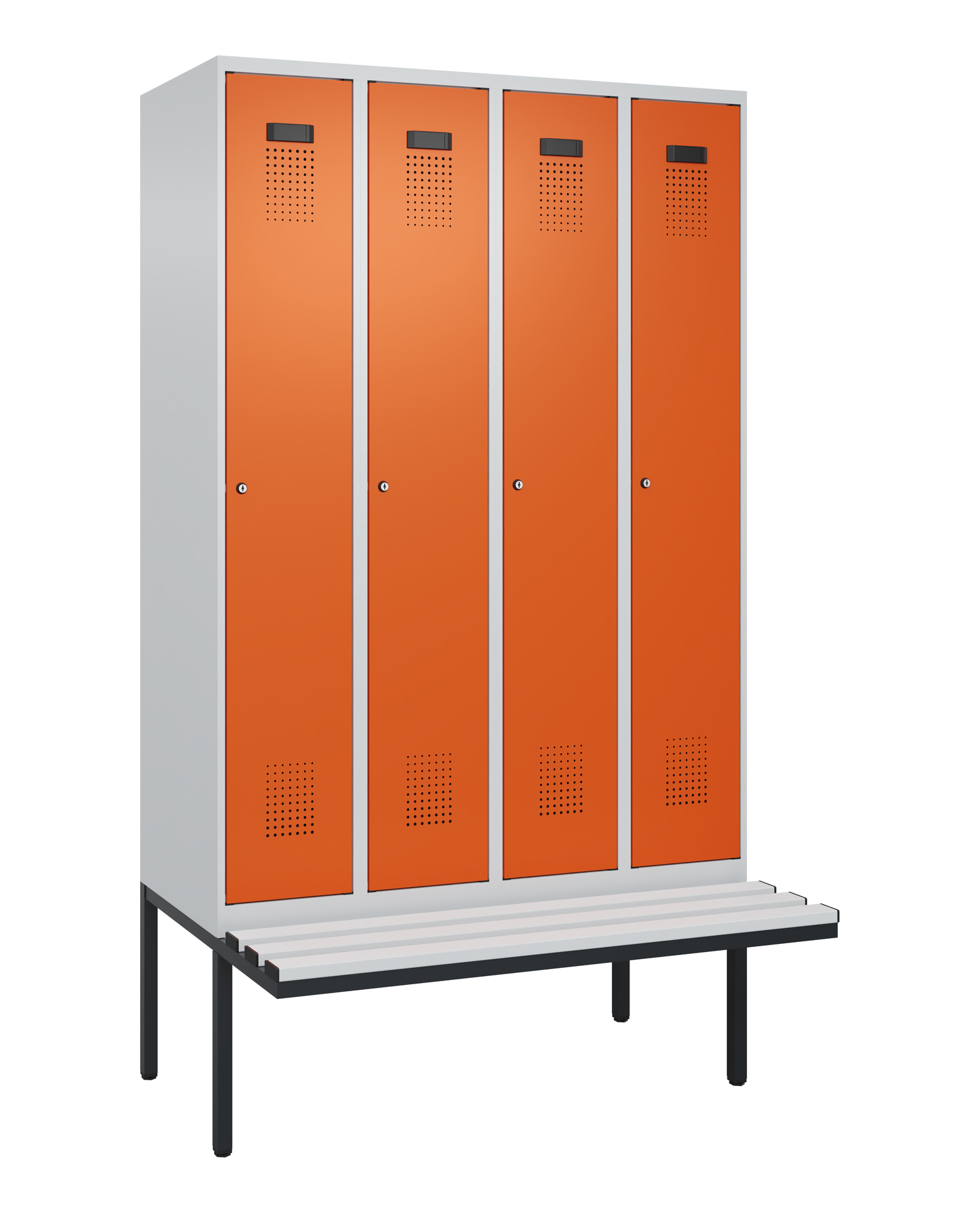 C+P Spind Evolo PLUS, Bank, 4 Abteile, 2120x1200x8