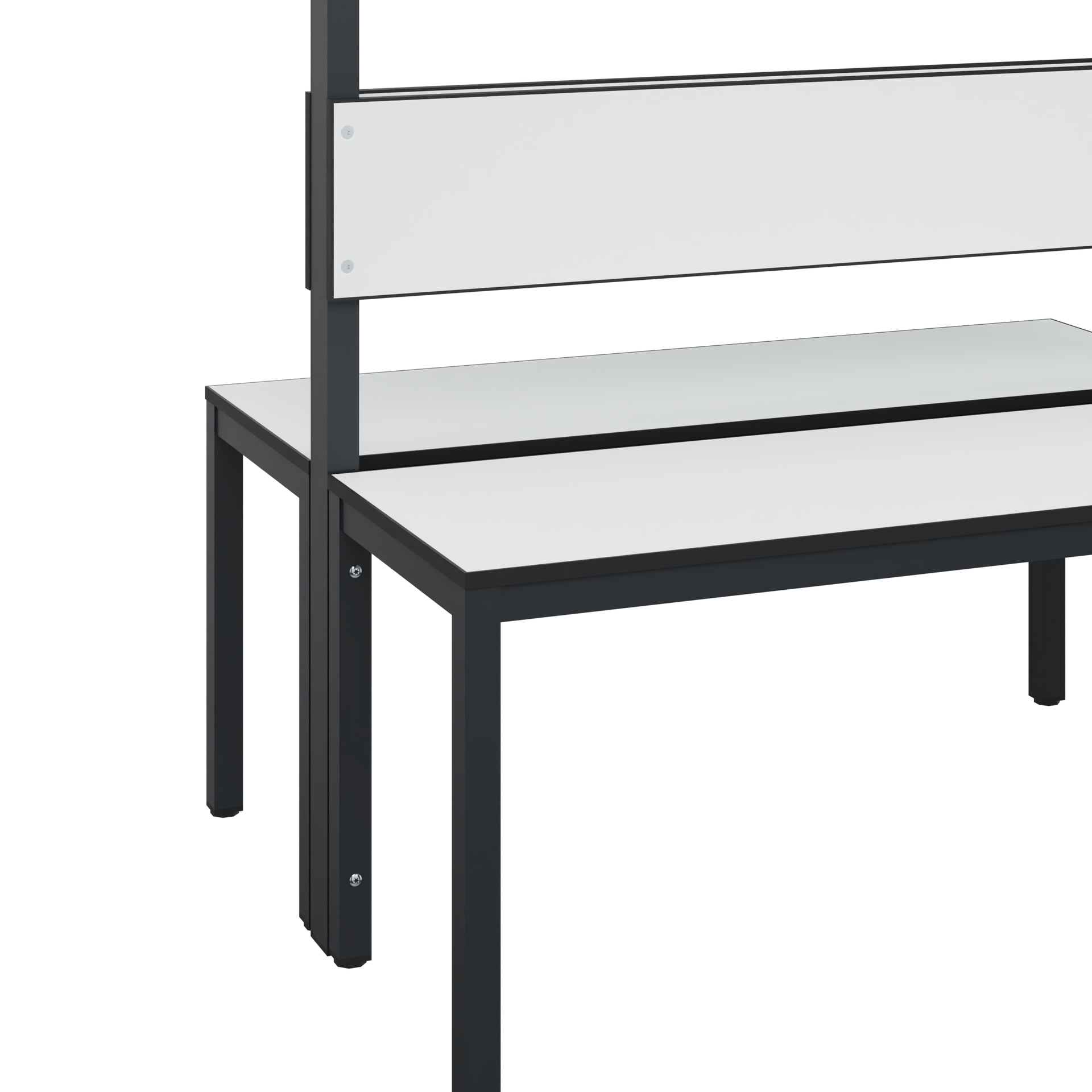 C+P Garderobenbank Solid HPL, 1716x1000x770mm, 7021/VK001