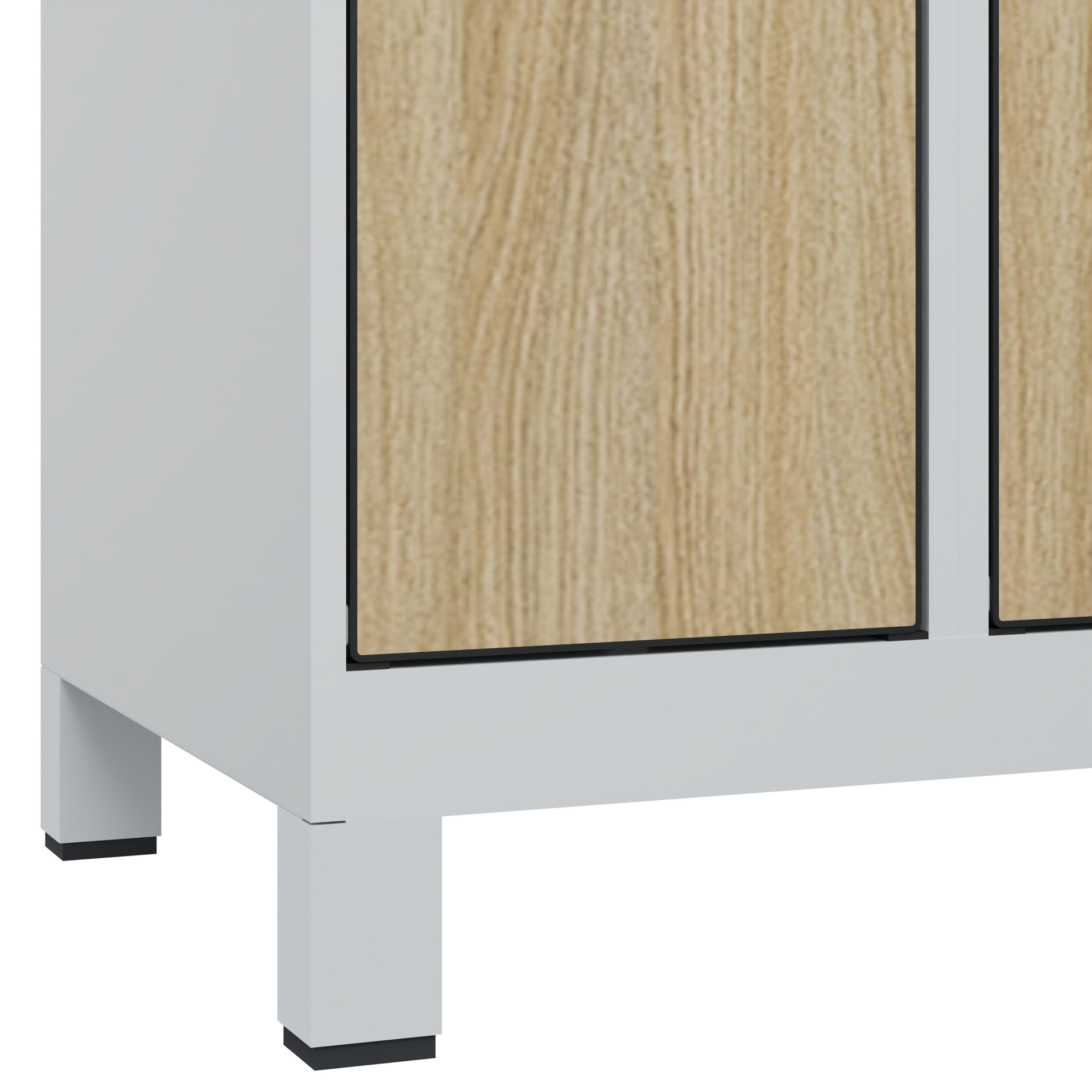 C+P Schlie�fachschrank Evolo PLUS, F��e, 3 F�cher, 1950x300x500mm