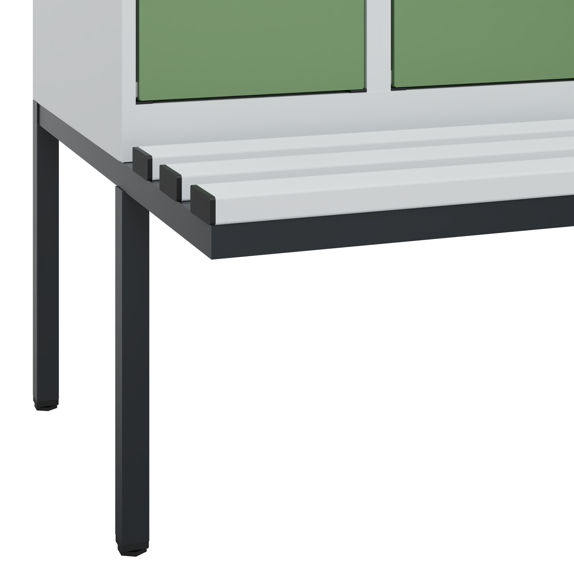C+P Spind Evolo PLUS, Bank, 2 Abteil, 2120x600x815