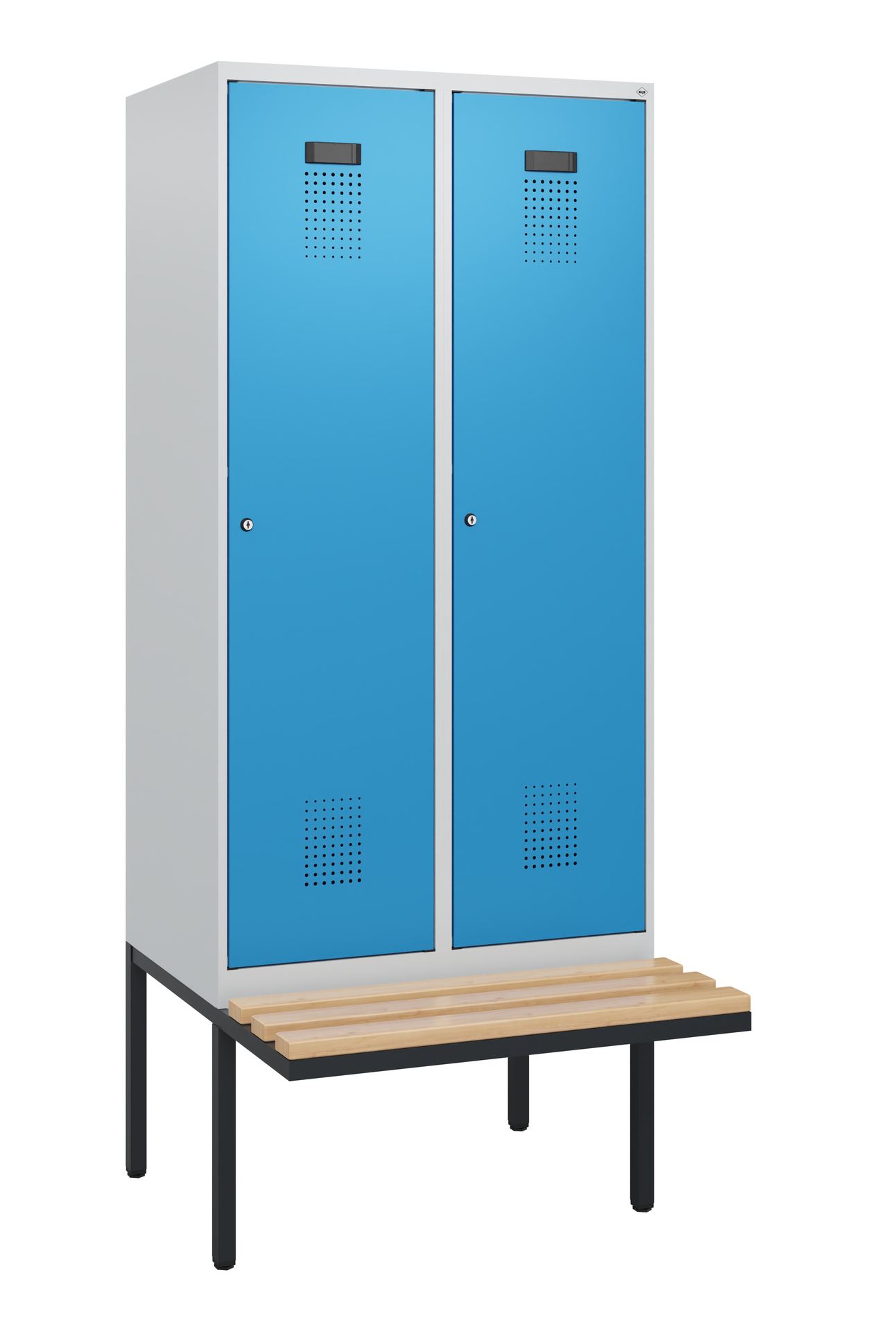 C+P Spind Evolo PLUS, Bank, 2 Abteile, 1950x800x81
