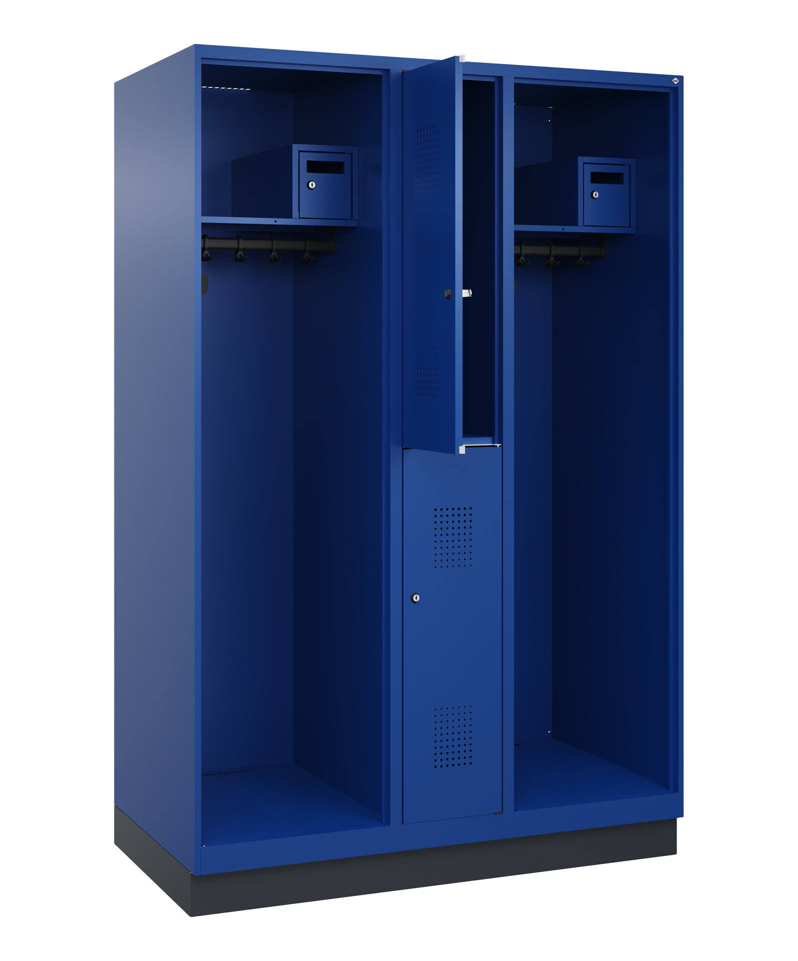 C+P Feuerwehrspind Maxi, 2 Fächer, 1850x1300x600mm