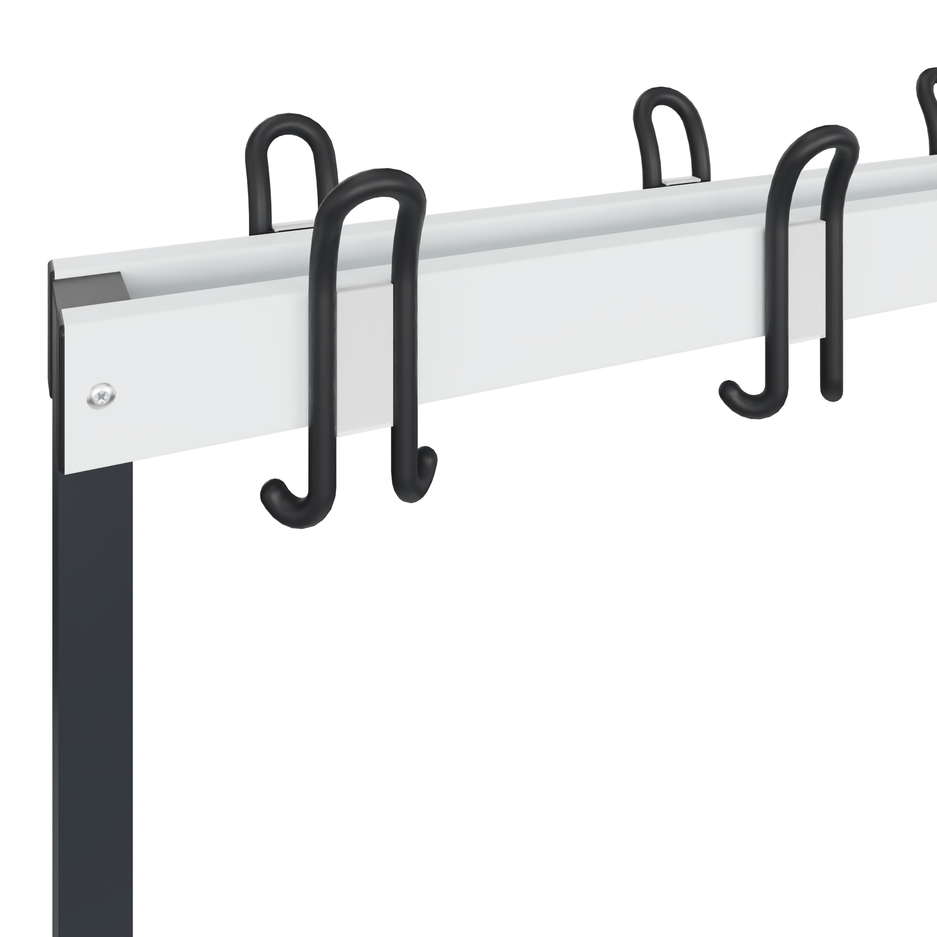 C+P Garderobenbank Solid, 1716x1000x770mm, 7021/Weiß