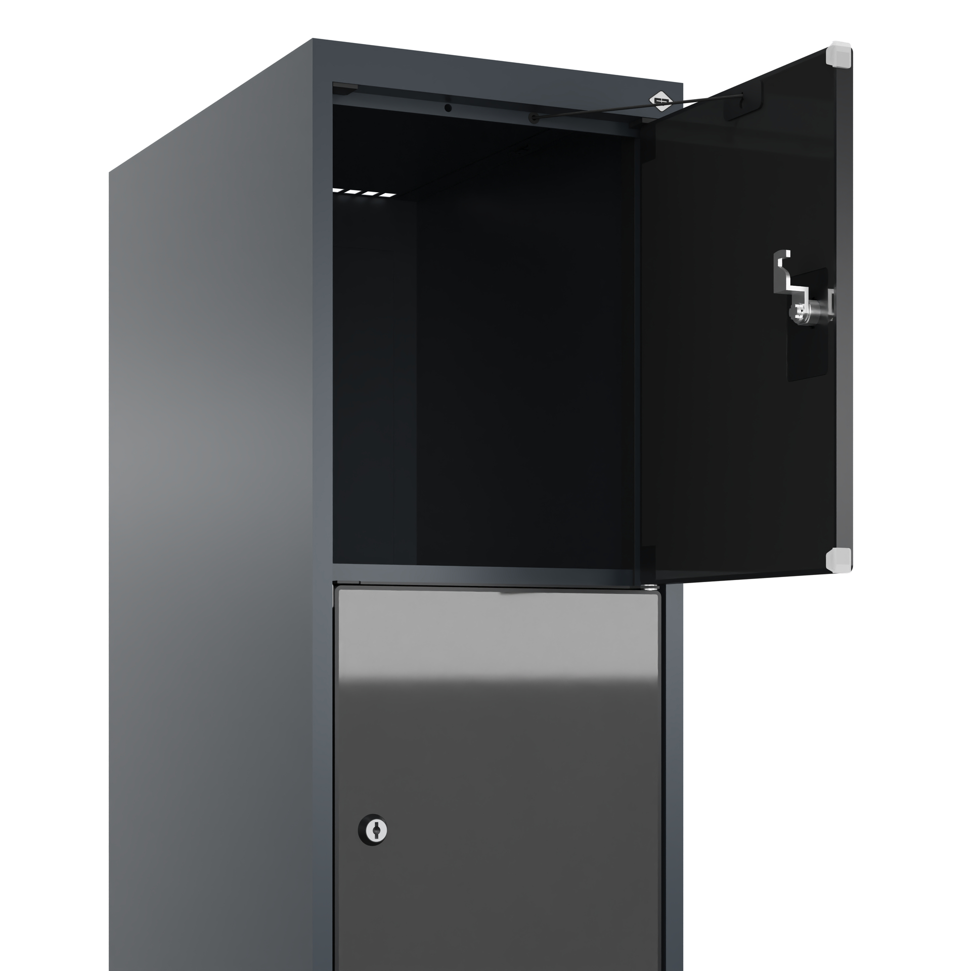 C+P Schlie�fachschrank Evolo PLUS, 5 F�cher, 1850x300x500mm