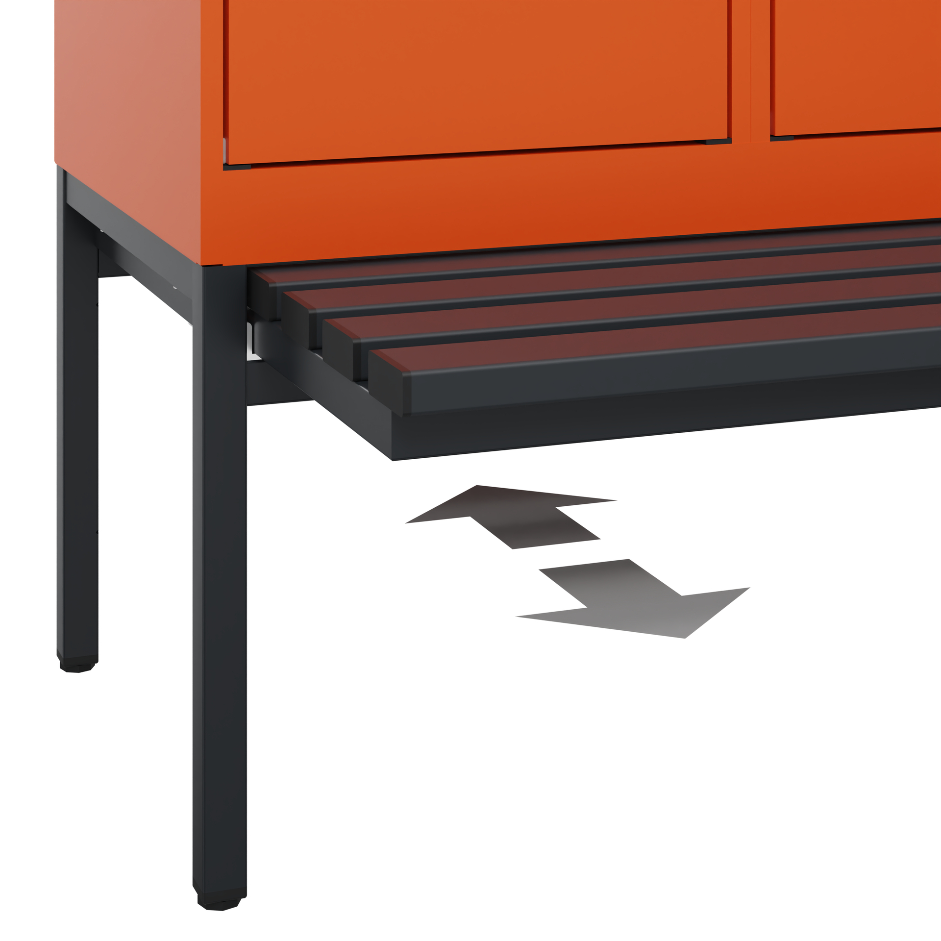C+P Spind Evolo PLUS, Bank, 1 Abteil, 1950x400x815mm