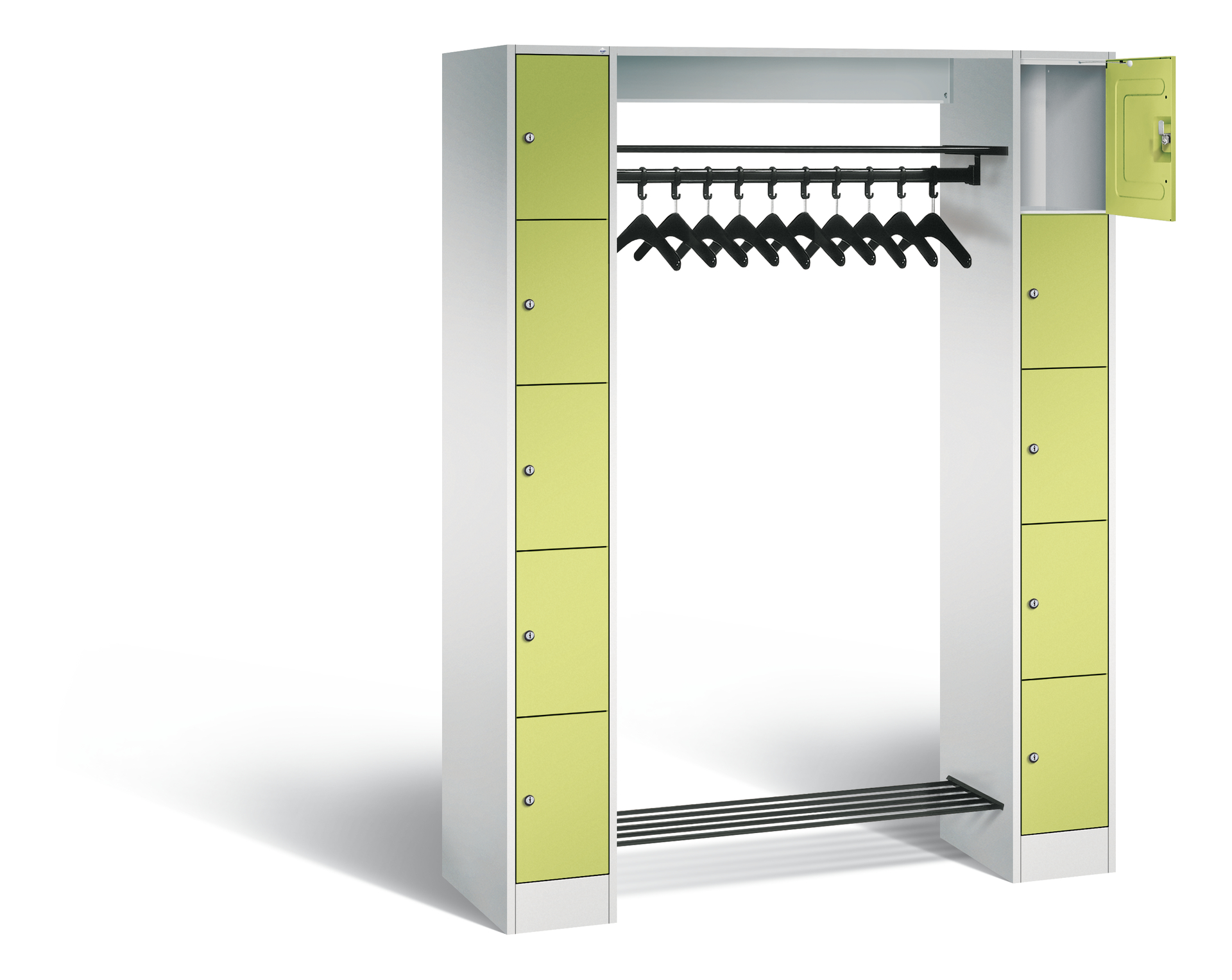 C+P Offene Garderobe, H1950xB1430xT480mm