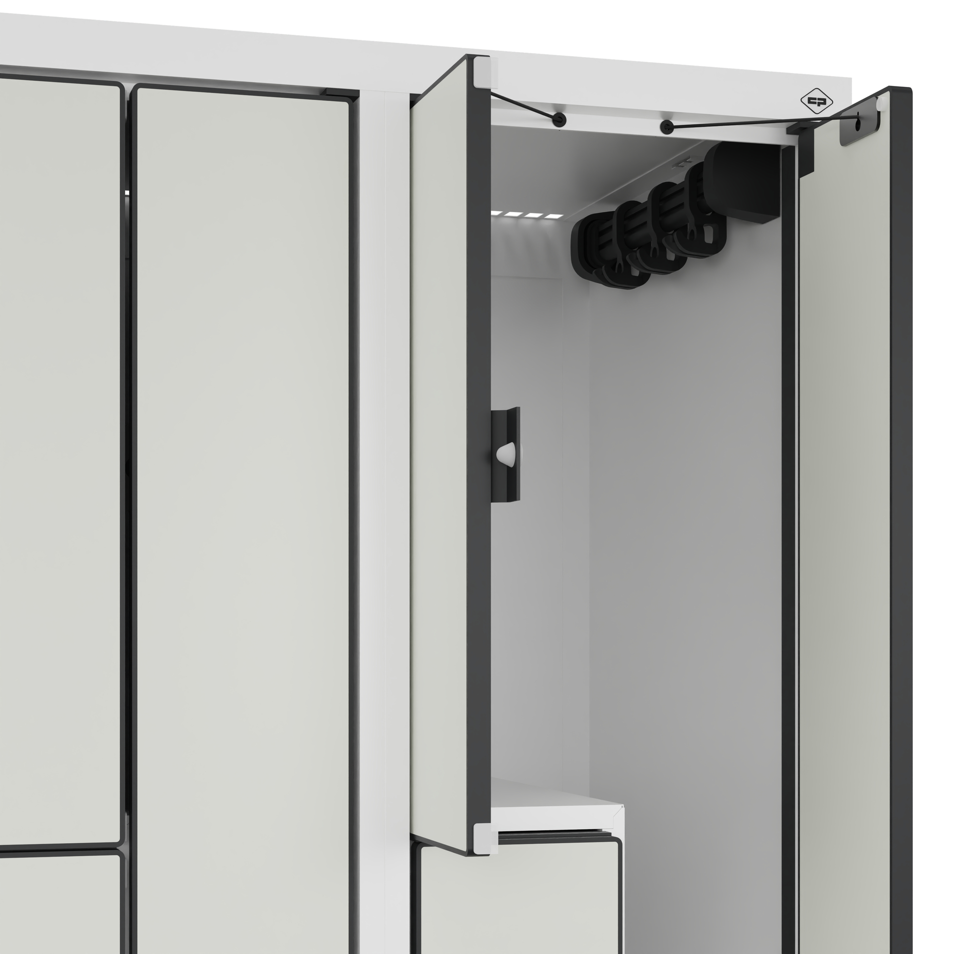C+P Z-Spind Evolo PLUS, 2 F�cher, 1850x300x500mm