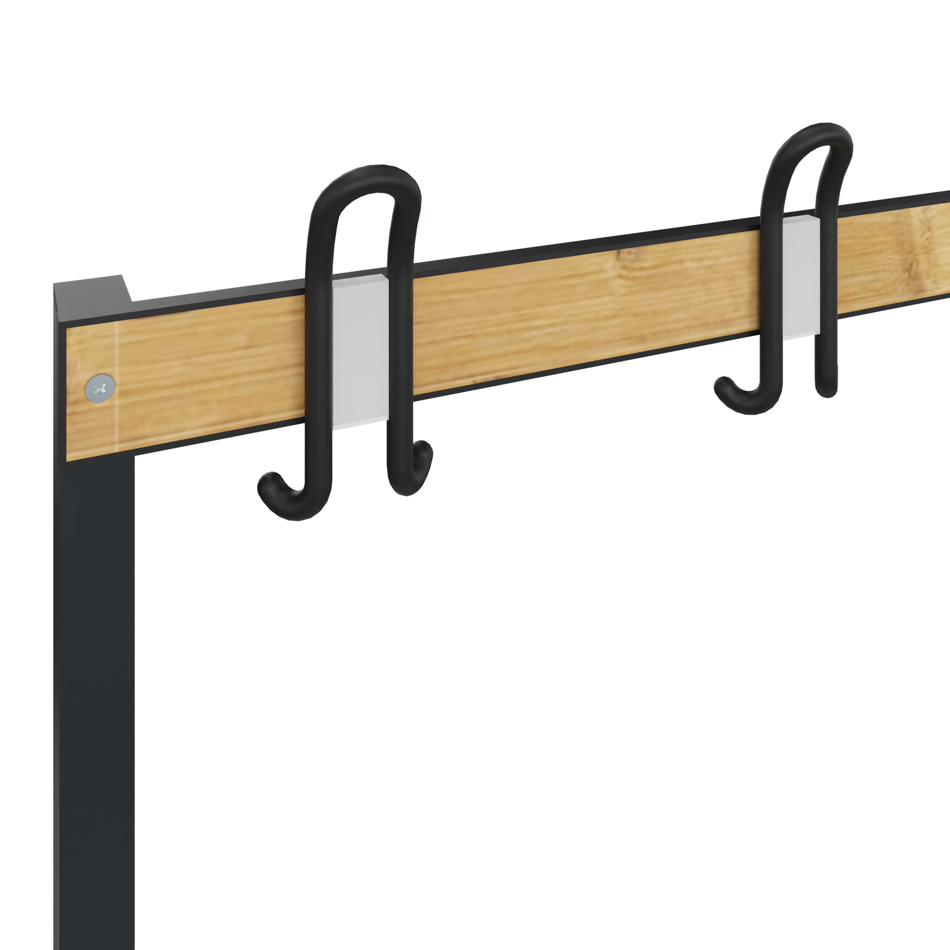 C+P Garderobenbank Solid HPL, 1716x2000x412mm, 7021/VK039