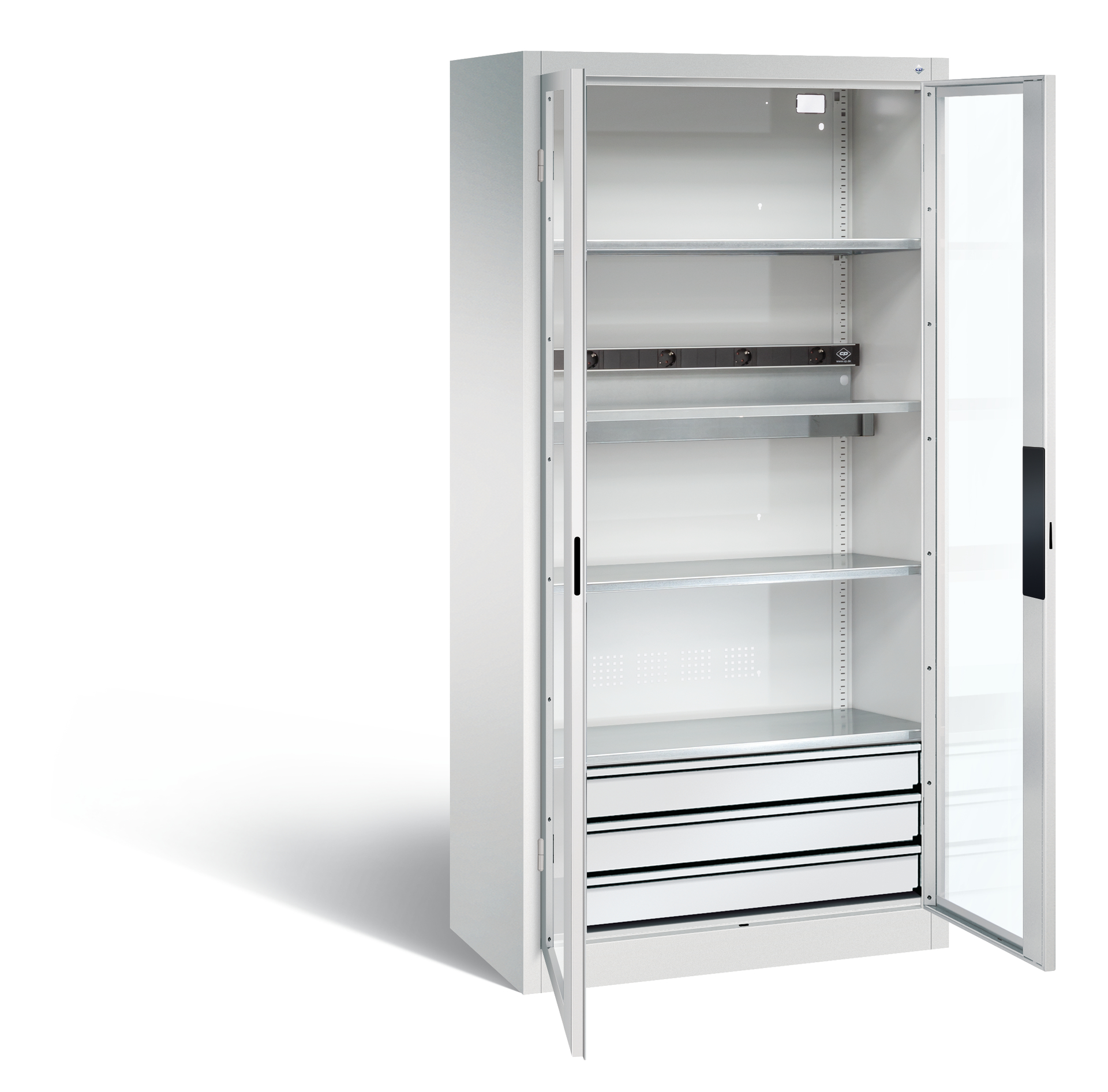 C+P Akkuladeschrank Serie 89, H1950xB930xT500mm