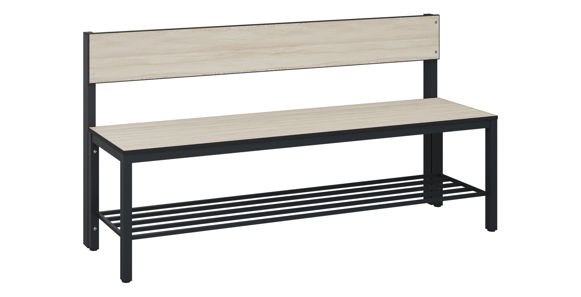 C+P Sitzbank Solid HPL, 774x1500x412mm, 7021/VK031
