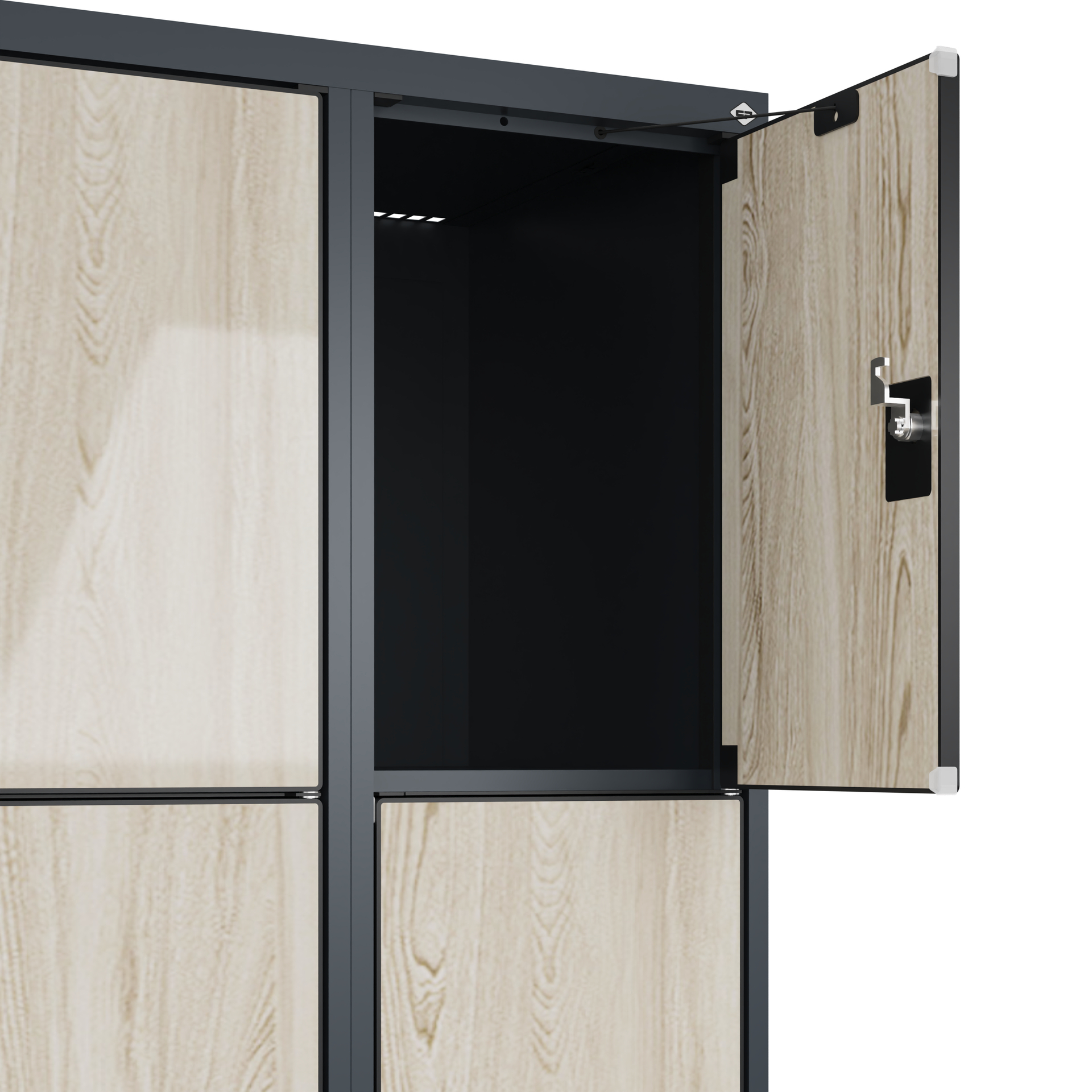 C+P Schlie�fachschrank Evolo PLUS, Sockel, 12 F�cher, 1950x900x500mm