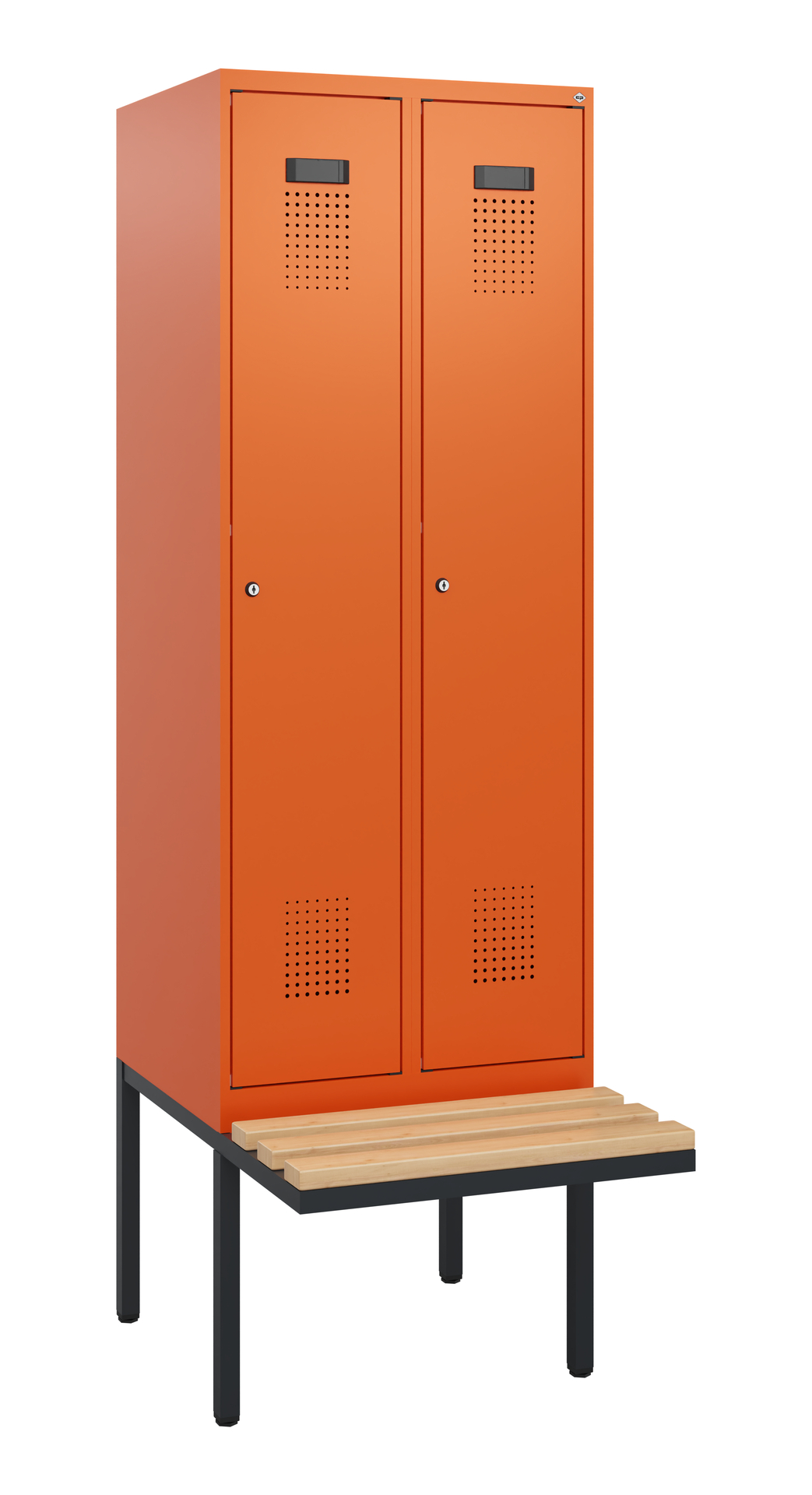 C+P Spind Evolo PLUS, Bank, 2 Abteile, 1950x600x81