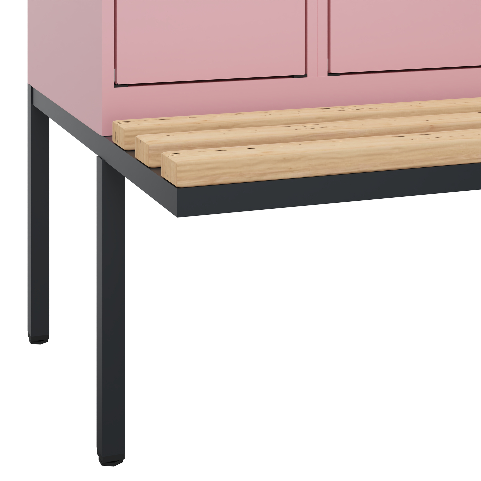 C+P Doppelstock-Spind Evolo PLUS, Bank, 4 Fächer, 