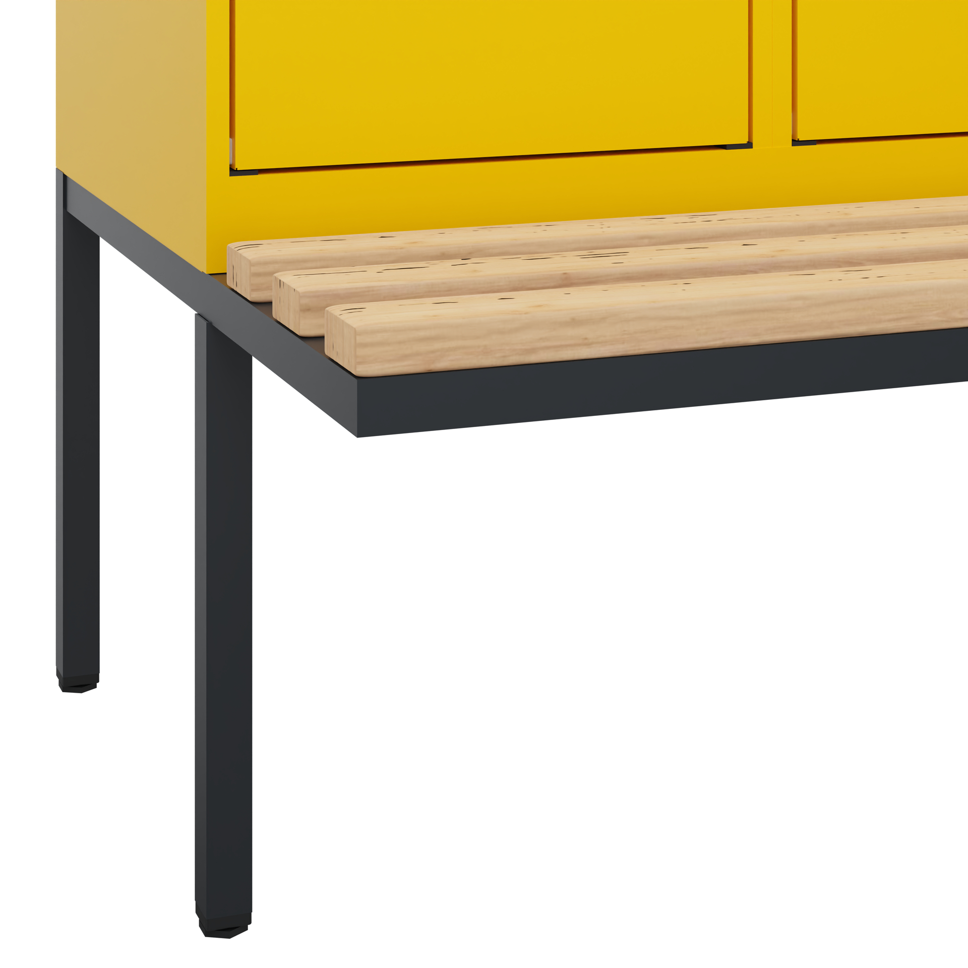 C+P Doppelstock-Spind Evolo PLUS, Bank, 6 Fächer, 