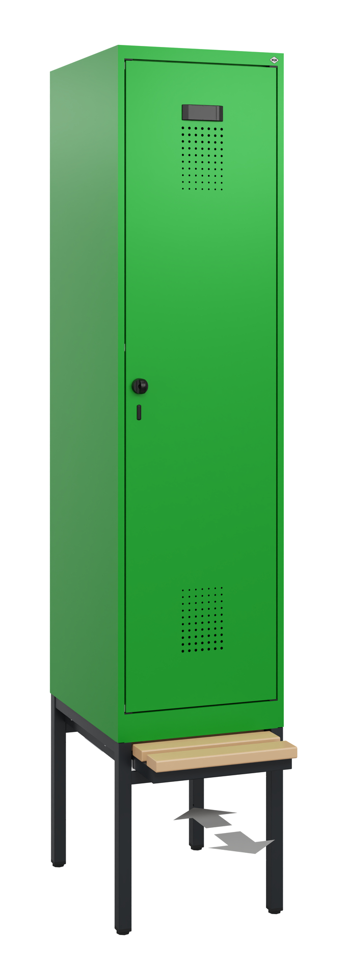 C+P Spind Evolo PLUS, Bank, 1 Abteil, 1950x400x815mm