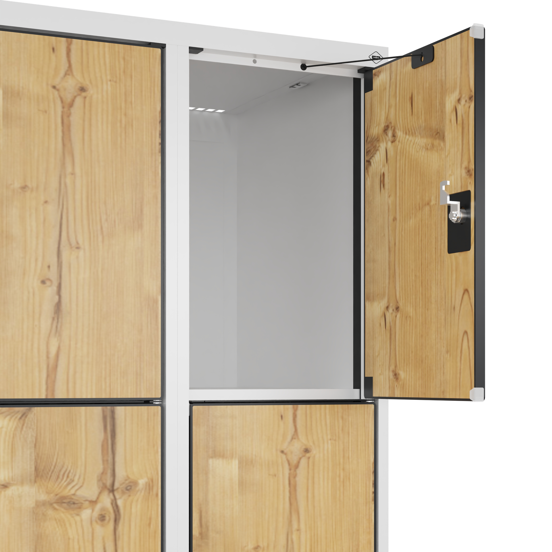 C+P Schlie�fachschrank Evolo PLUS, F��e, 12 F�cher, 1950x900x500mm