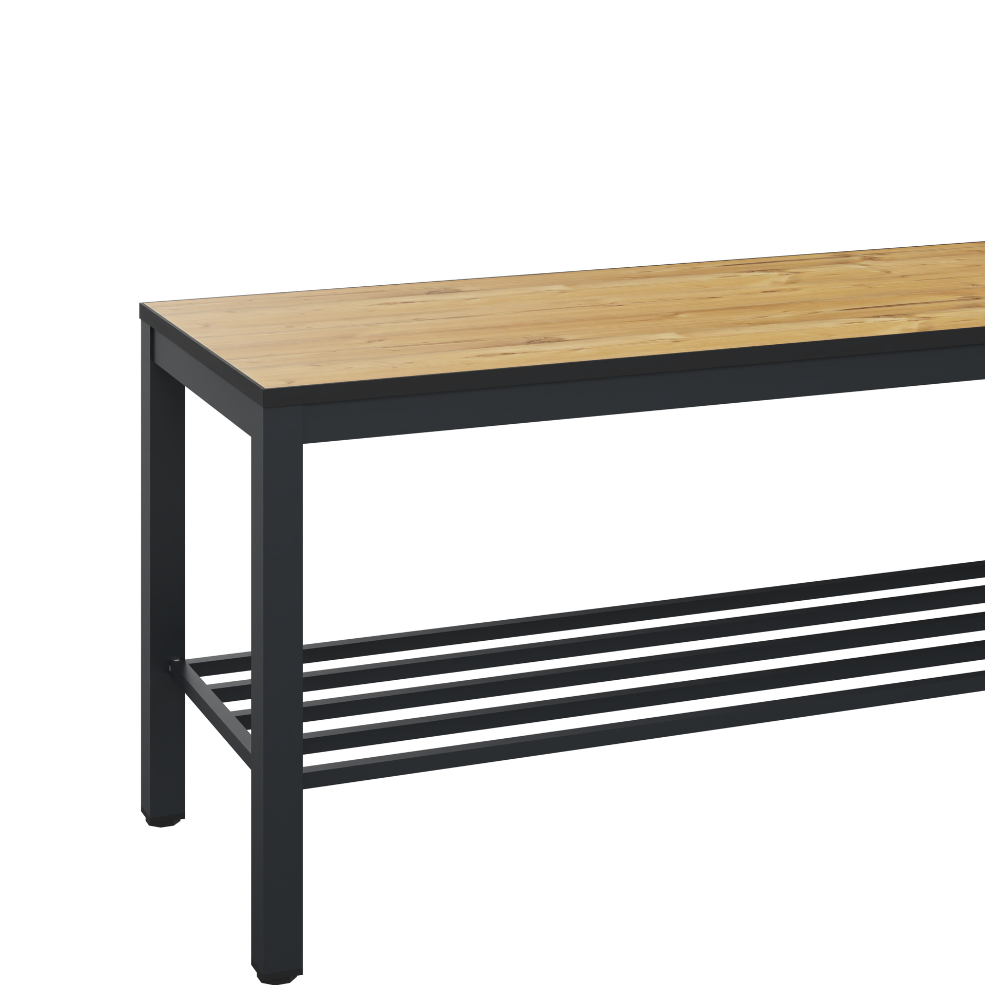 C+P Sitzbank Solid HPL, 438x1000x358mm, 7021/VK039