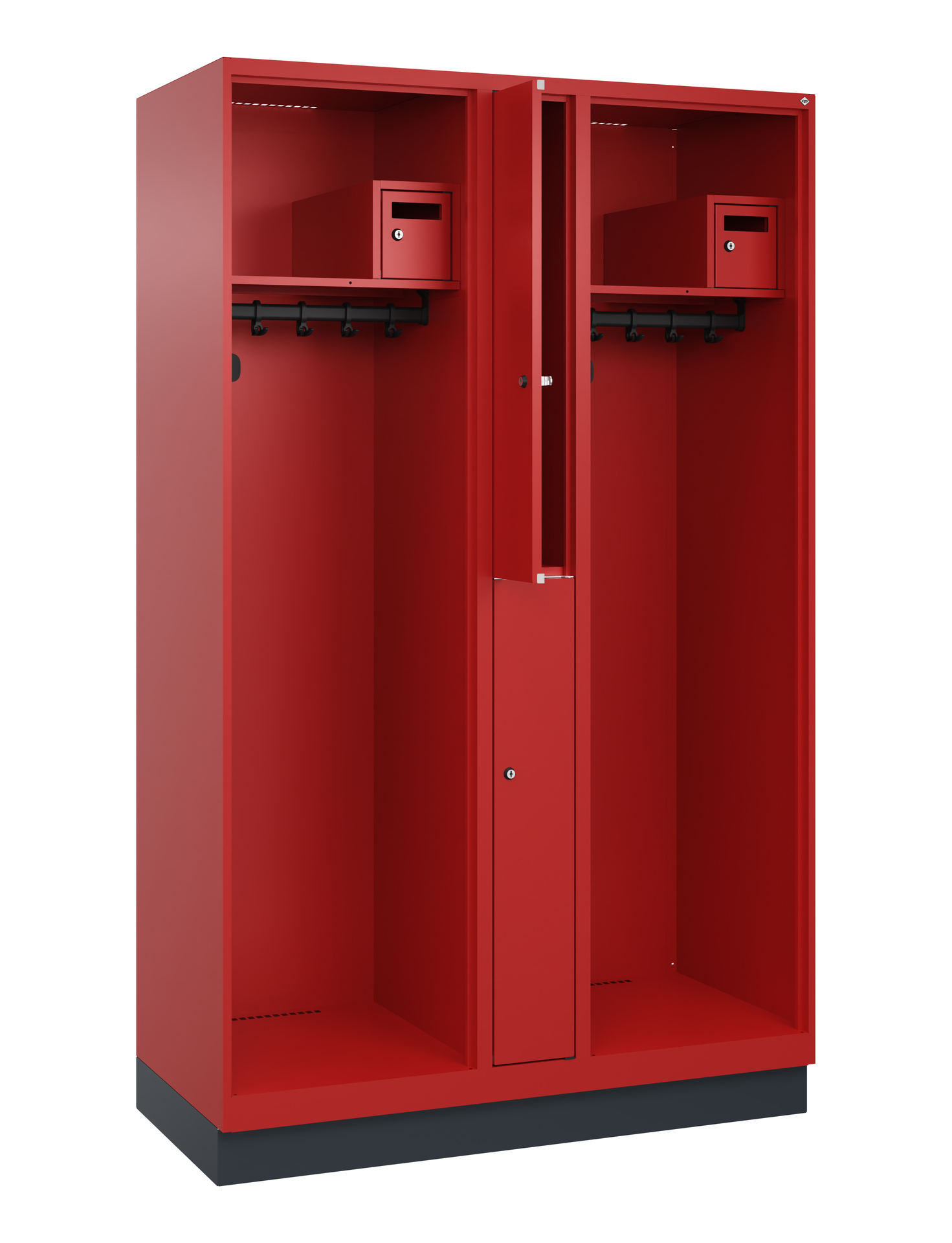 C+P Feuerwehrspind Maxi, 2 Fächer, 1850x1200x500mm