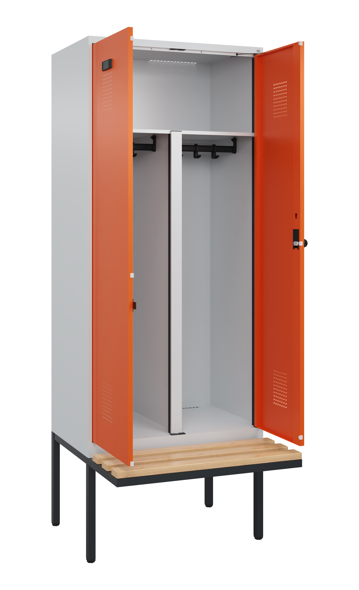 C+P PSA Doppel-Spind Evolo PLUS, Bank, 2 Abteile, 